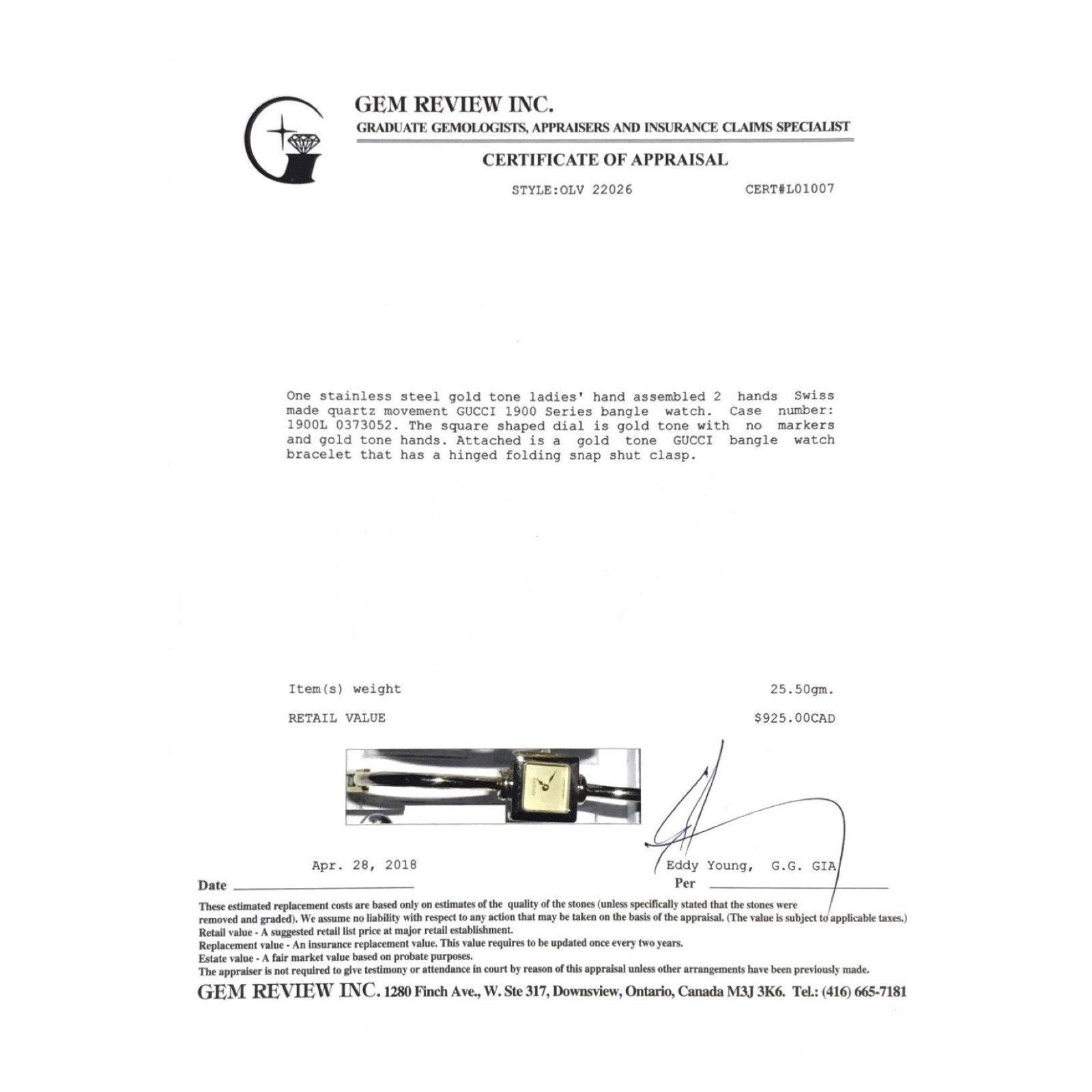 Gucci 1900 Series Watch