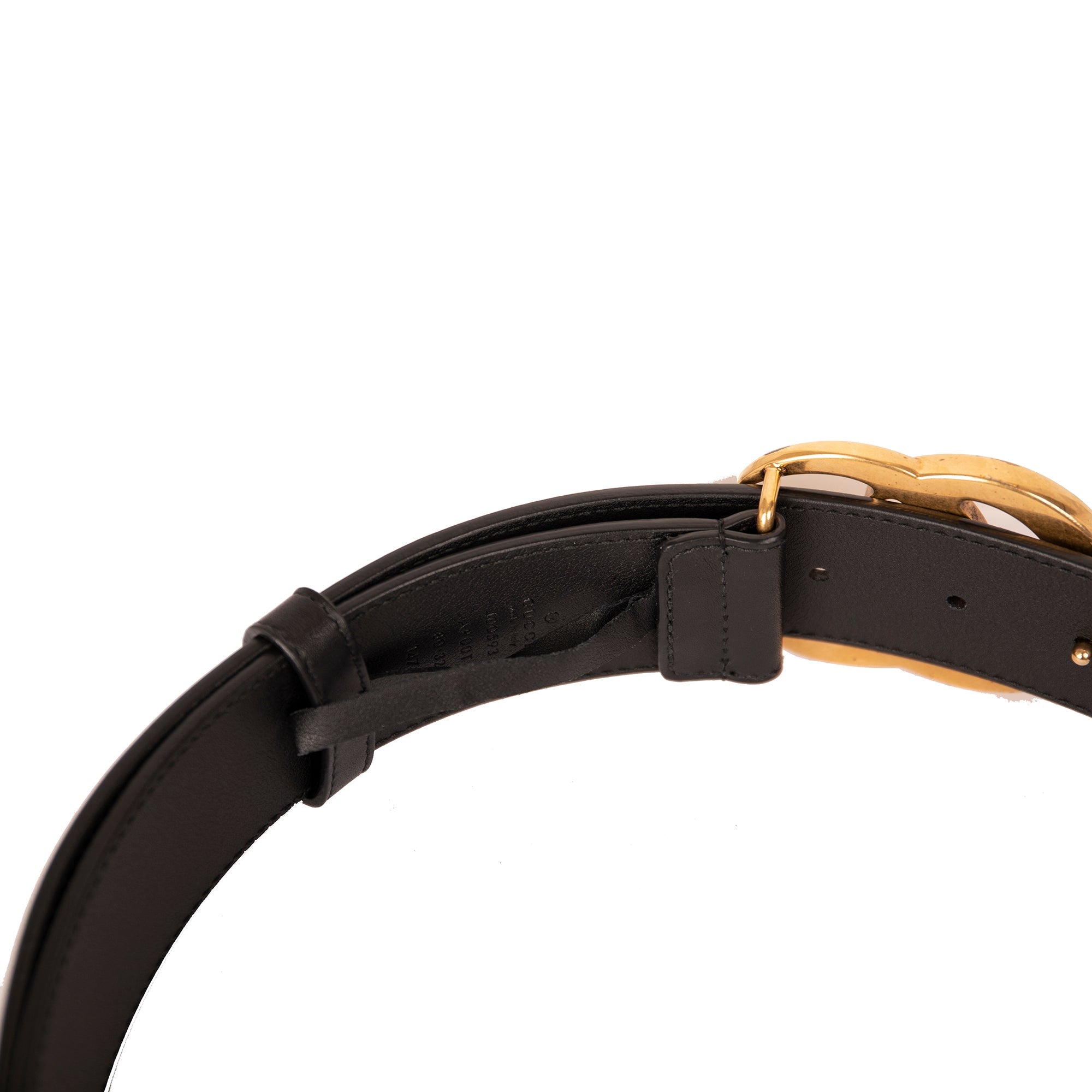 Gucci 2015 Re-Edition Wide Leather Belt w/ Box