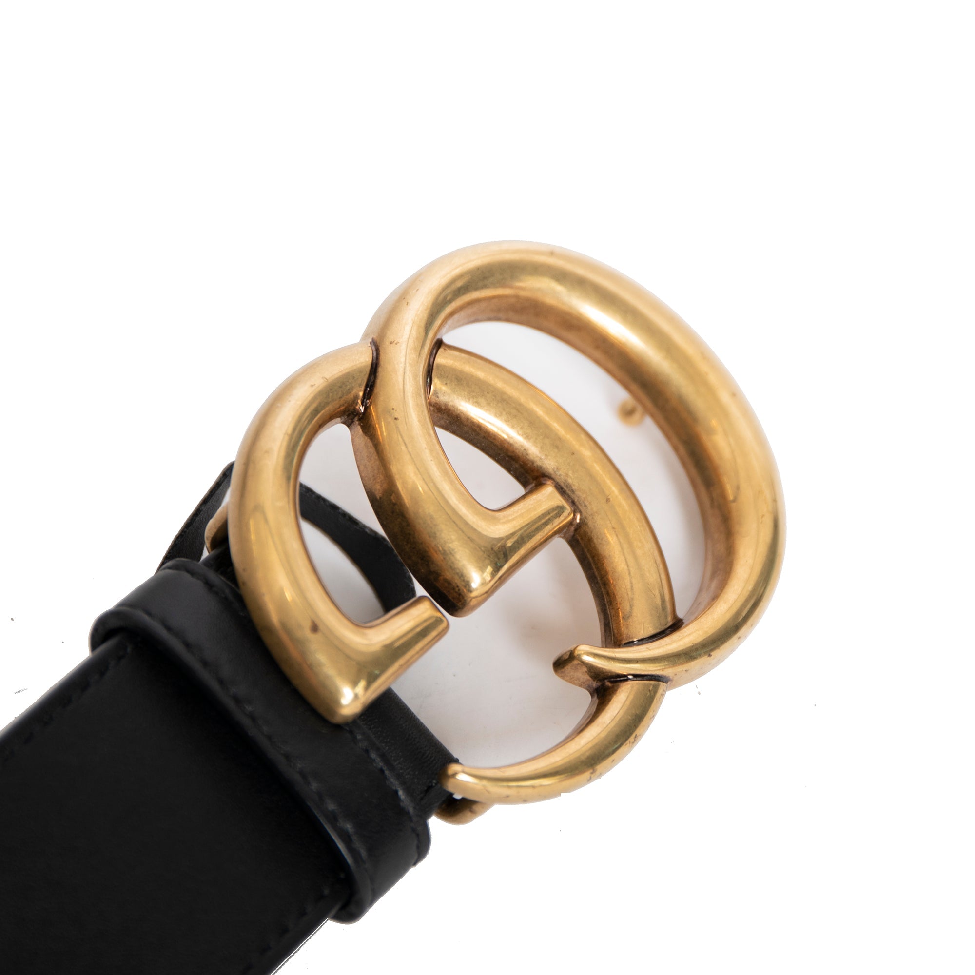 Gucci 2015 Re-Edition Wide Leather Belt w/ Box