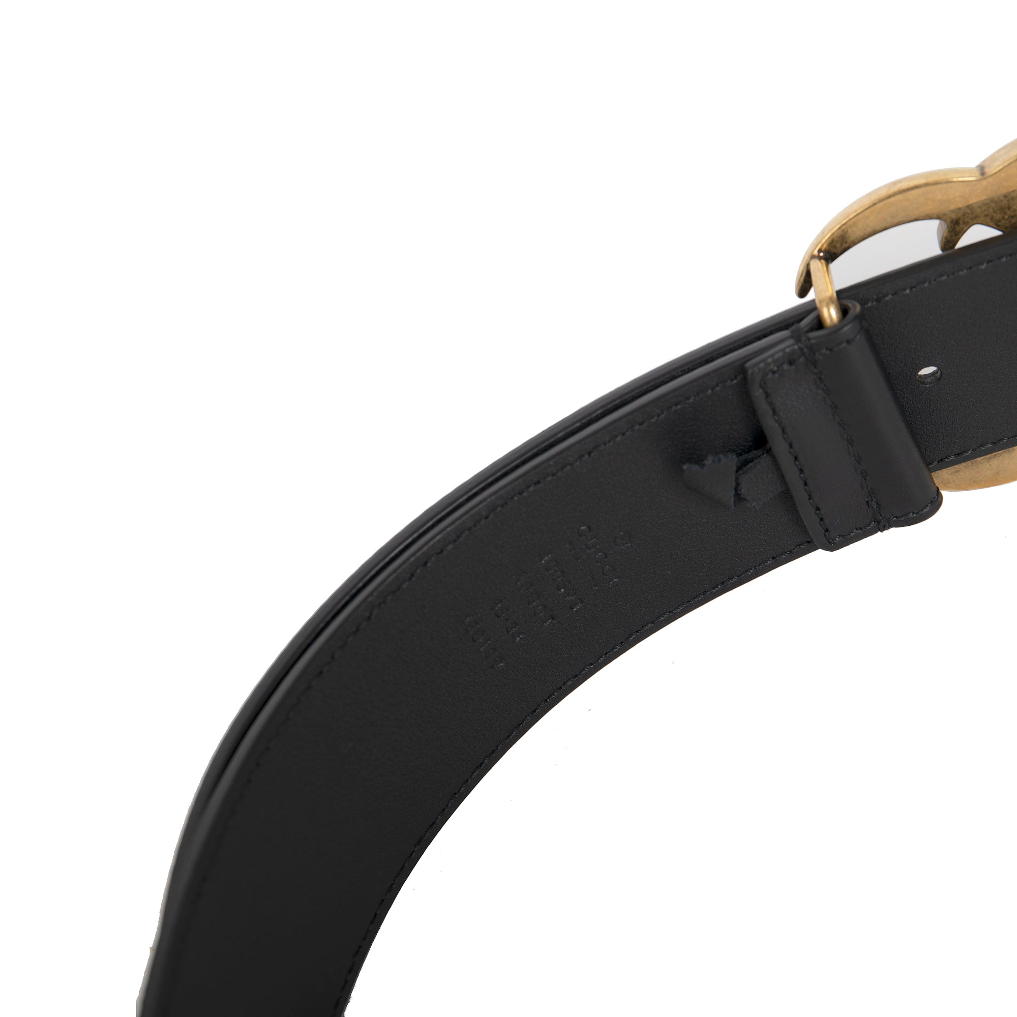 Gucci 2015 Re-Edition Wide Leather Belt w/ Box