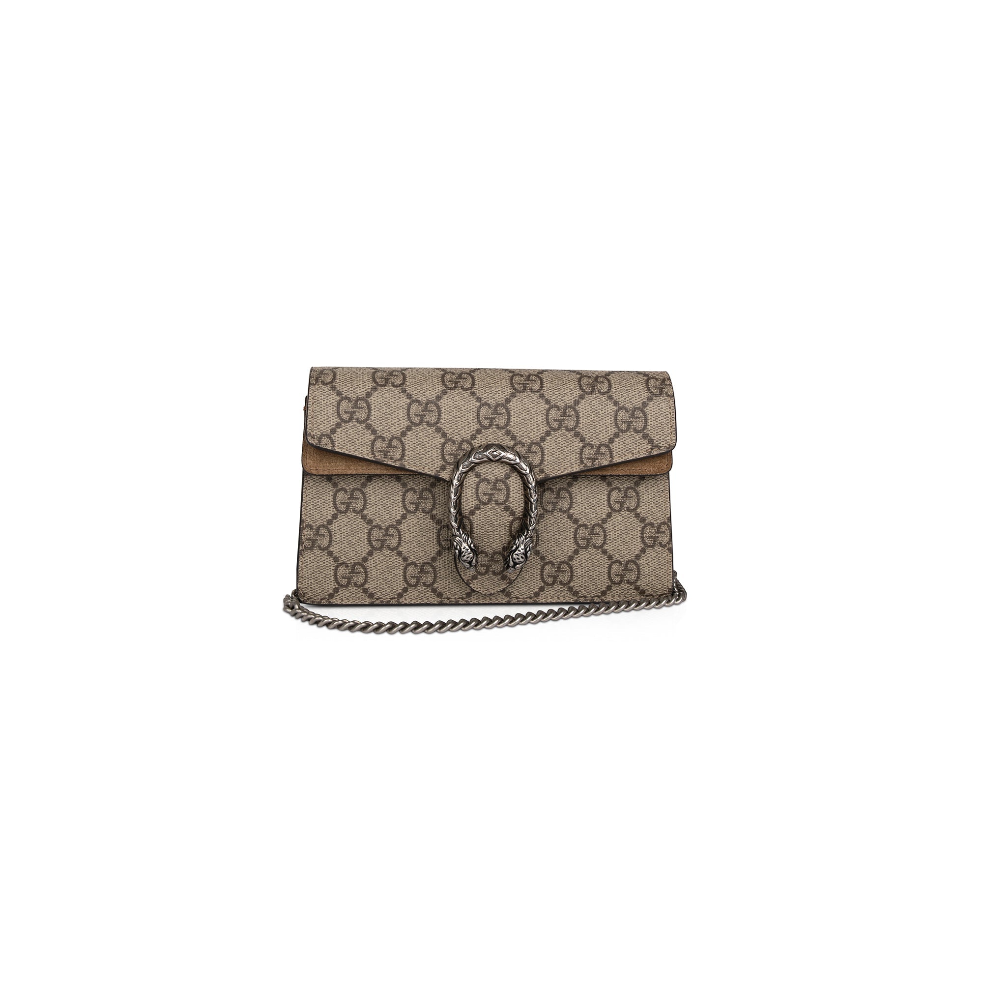 Gucci 2021 Dionysus GG Supreme Super Mini Bag w/ Box & Receipt