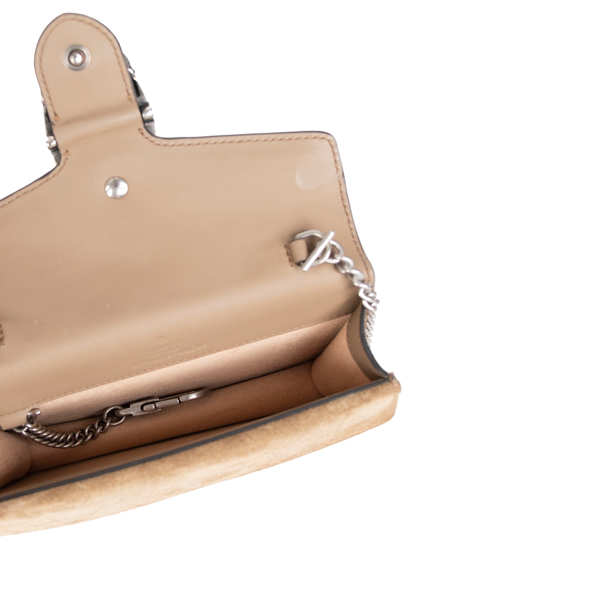 Gucci 2021 Dionysus GG Supreme Super Mini Bag w/ Box & Receipt