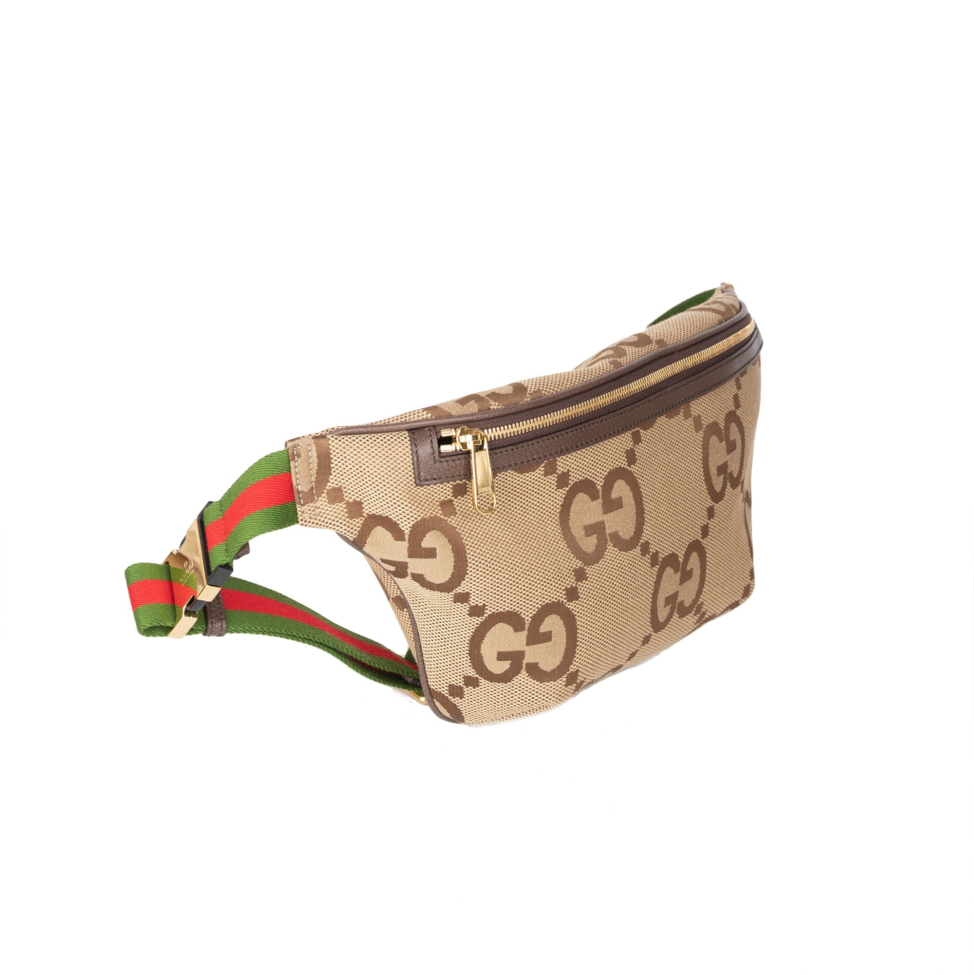 Gucci 2022 Jumbo GG Canvas Belt Bag