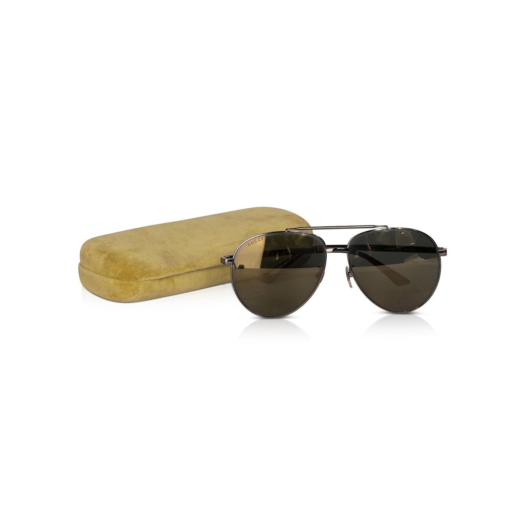Gucci Aviator Sunglasses w/ Case