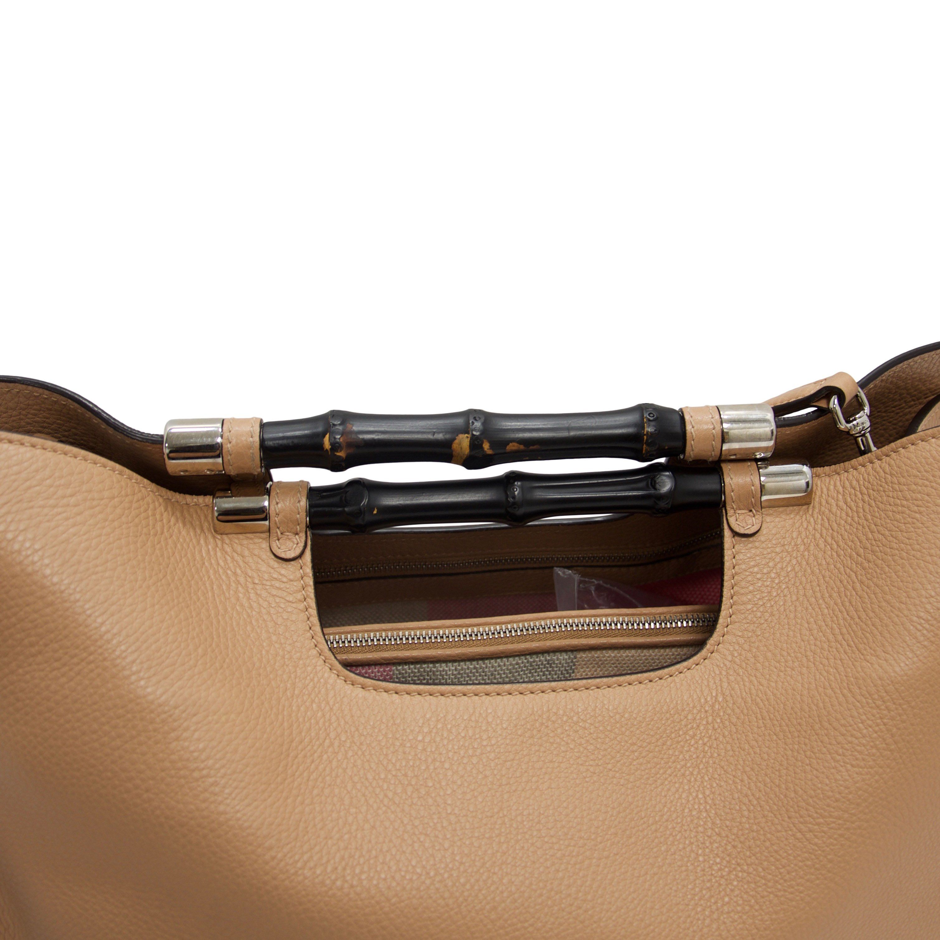 Gucci Bamboo Leather Daily Tote