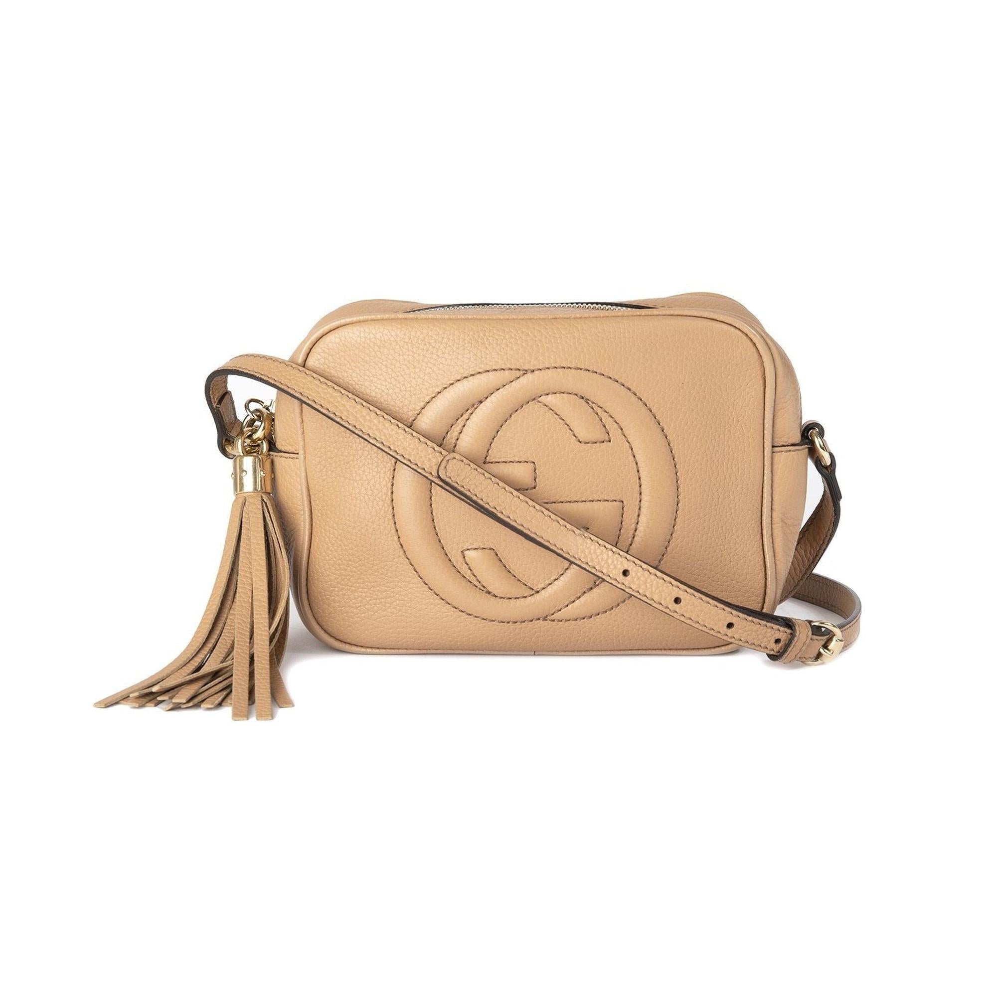Gucci Beige Soho Small Leather Disco Bag