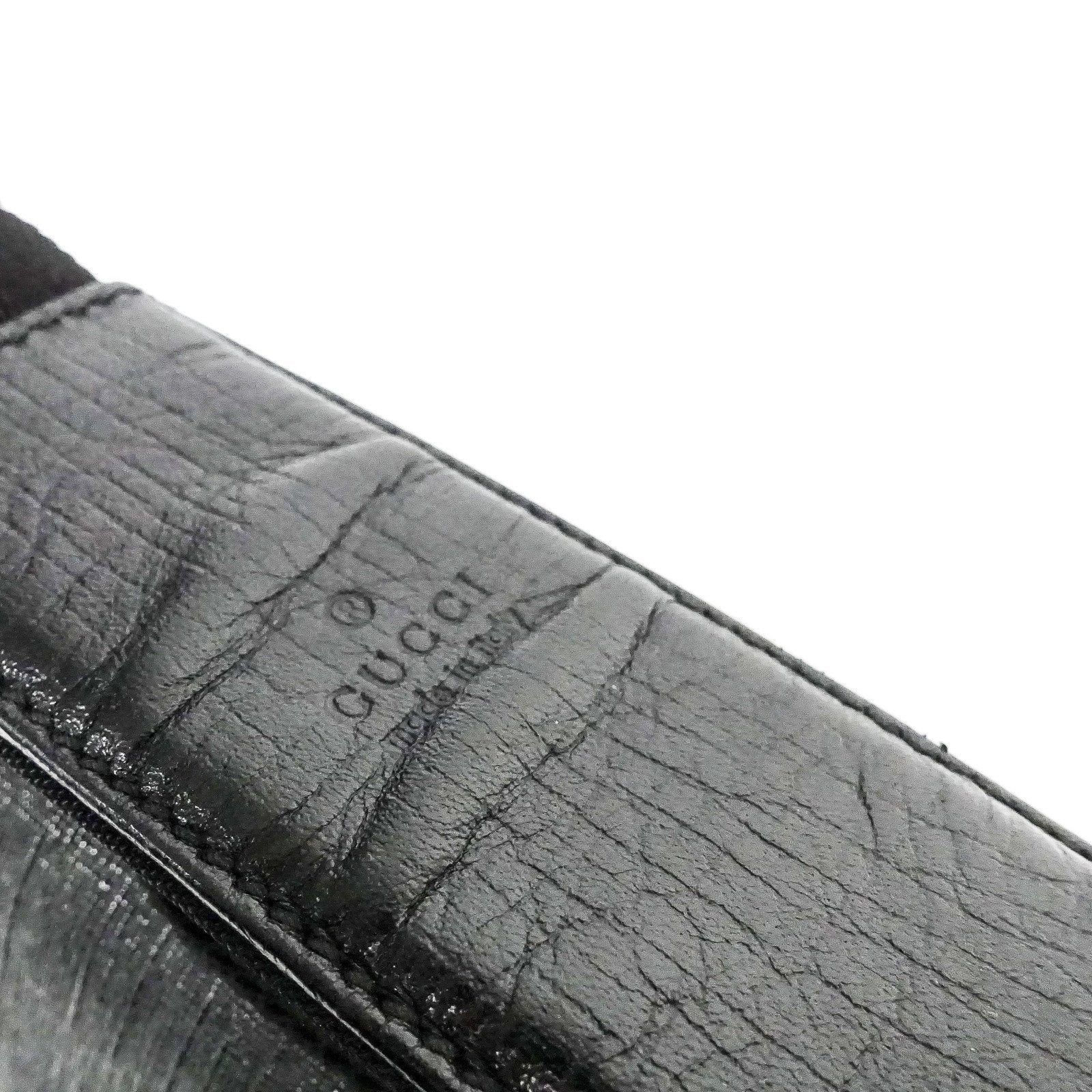 Gucci Black GG Coated Canvas Messenger Bag