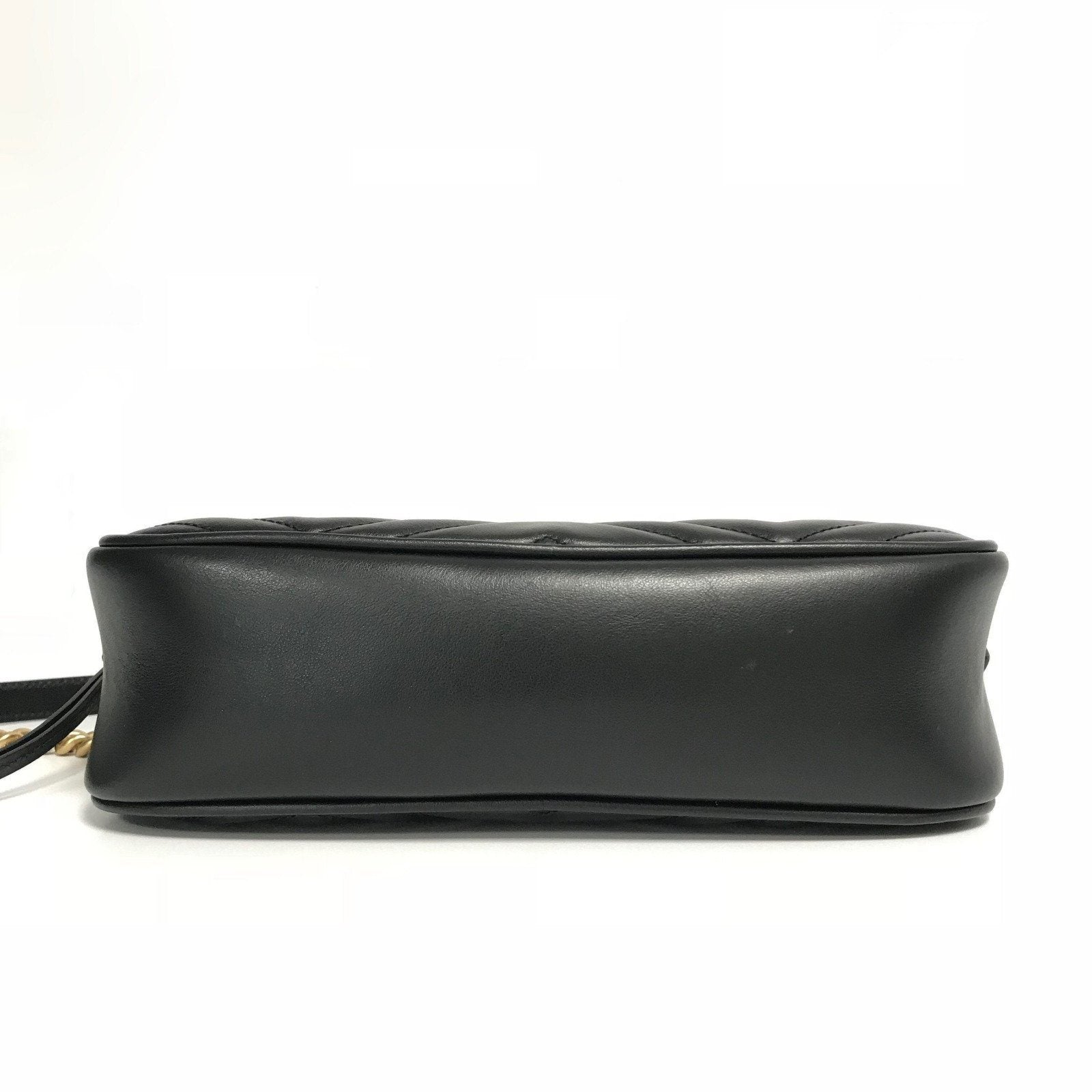 Gucci Black GG Marmont Small Matelasse Shoulder Bag