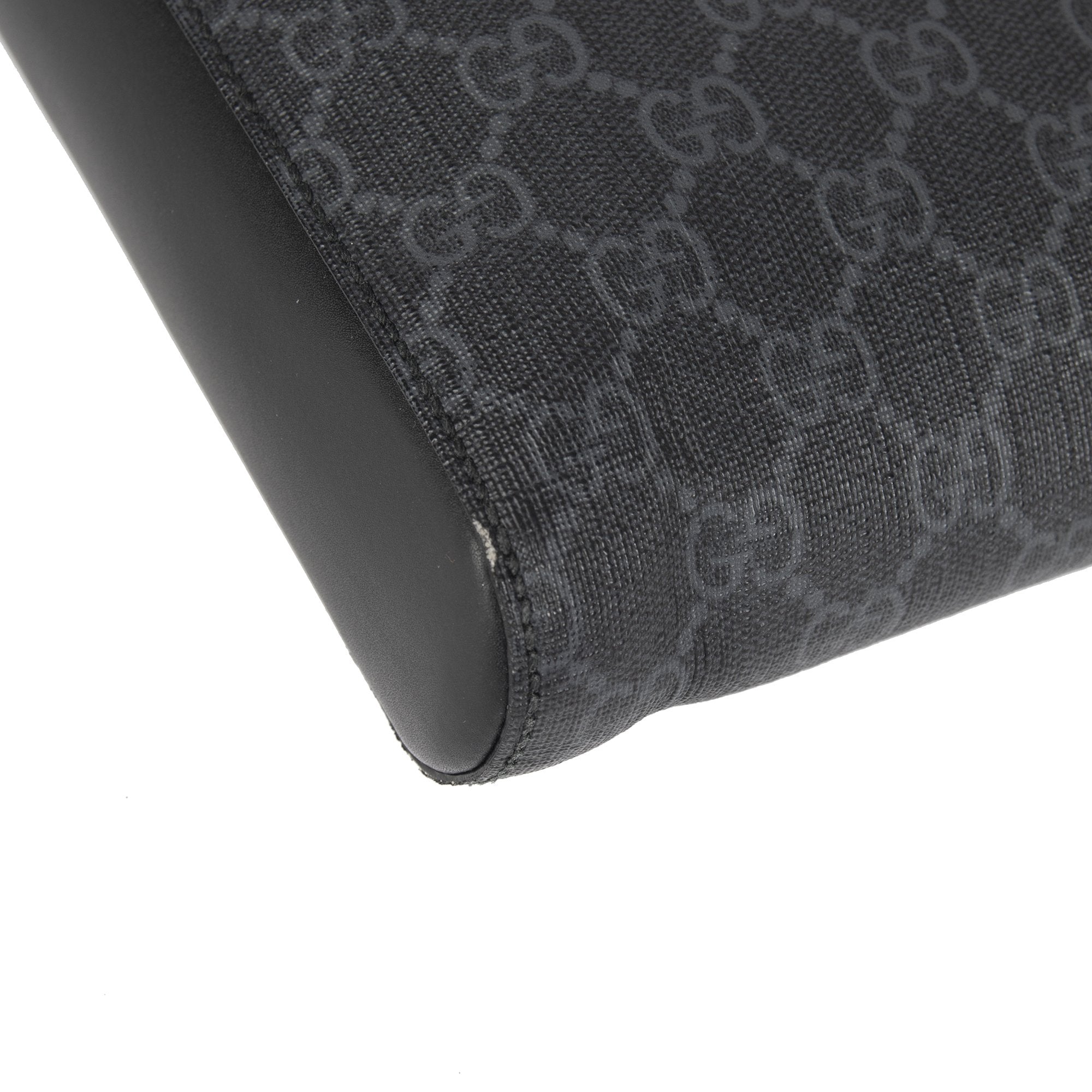 Gucci Black GG Supreme Messenger Bag