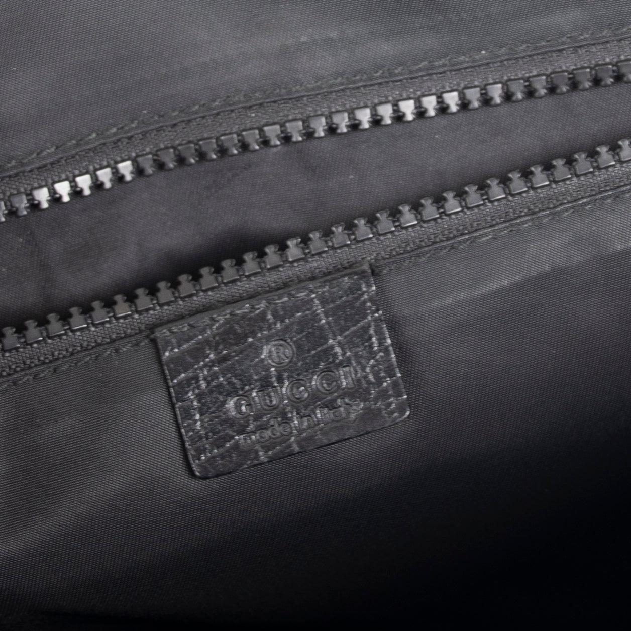 Gucci Black GG Supreme Messenger Bag