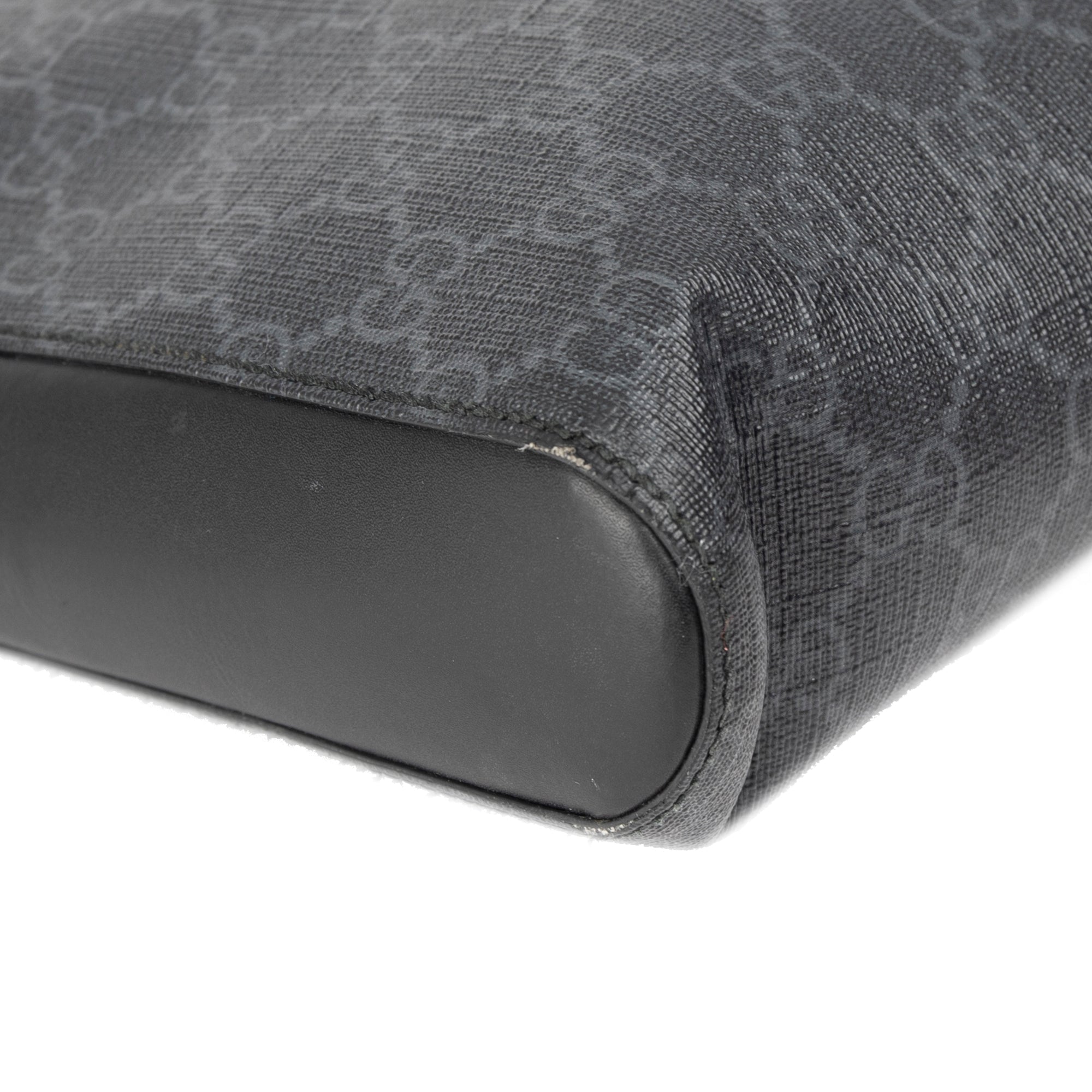 Gucci Black GG Supreme Messenger Bag