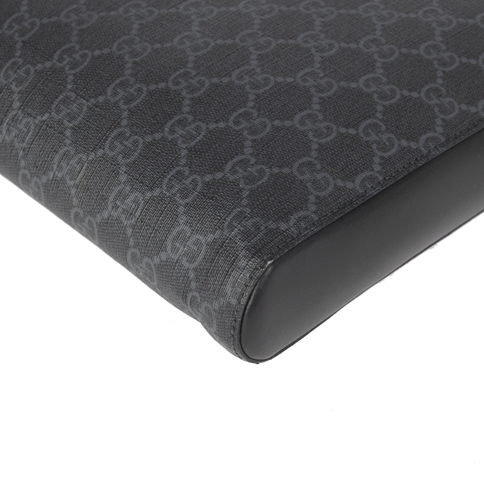 Gucci Black GG Supreme Messenger Bag