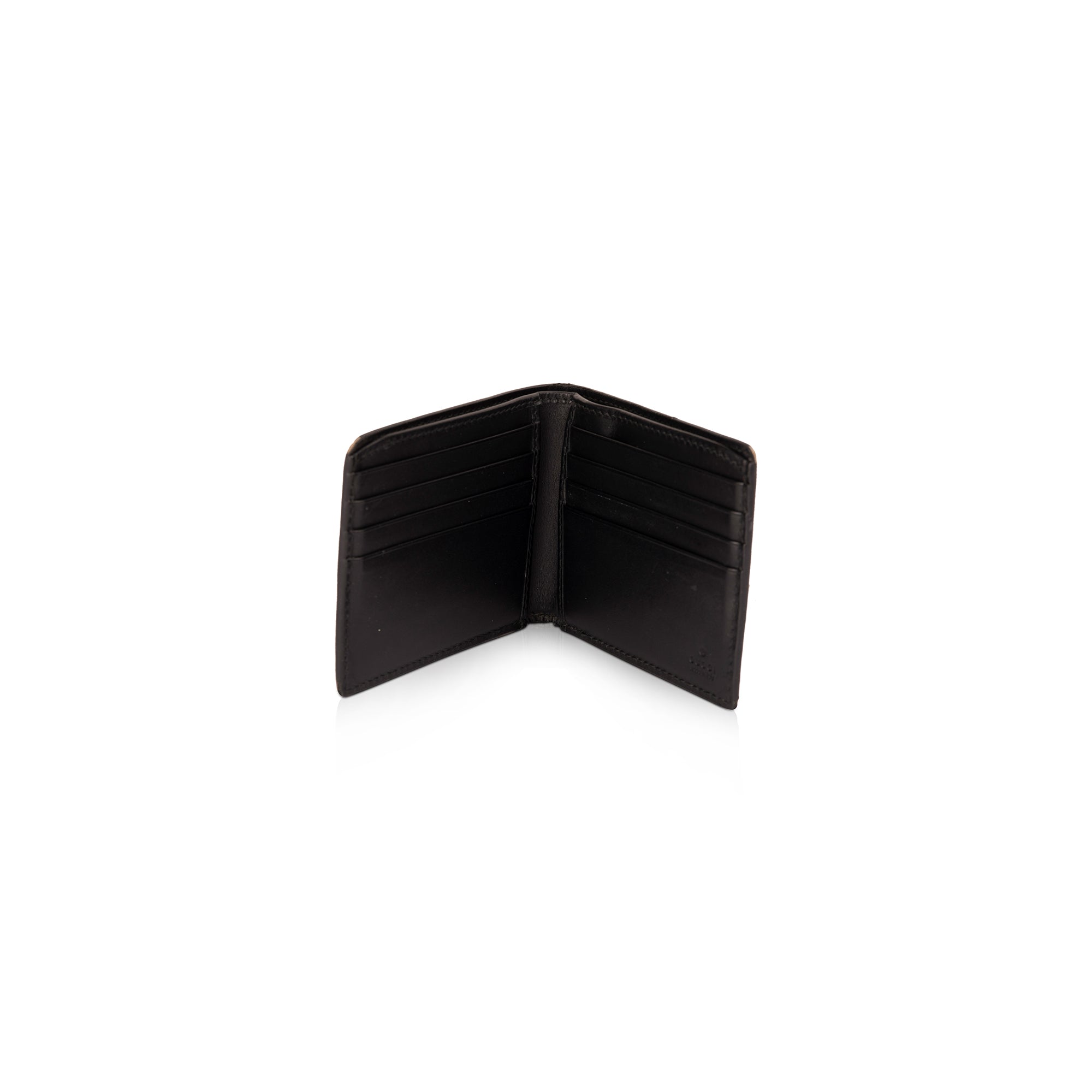 Gucci Black GG Supreme Snake Print Bifold Wallet – OLIVER'S