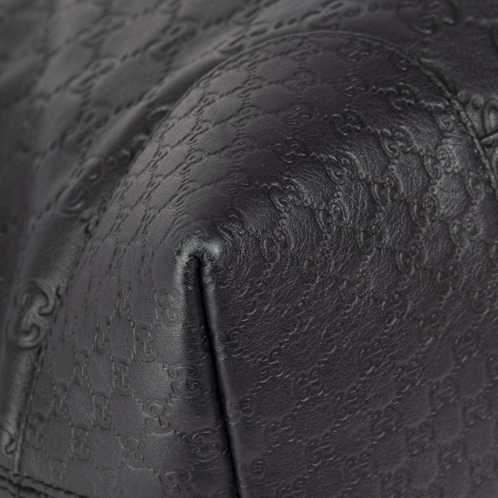 Gucci Black Guccissima Bree Tote