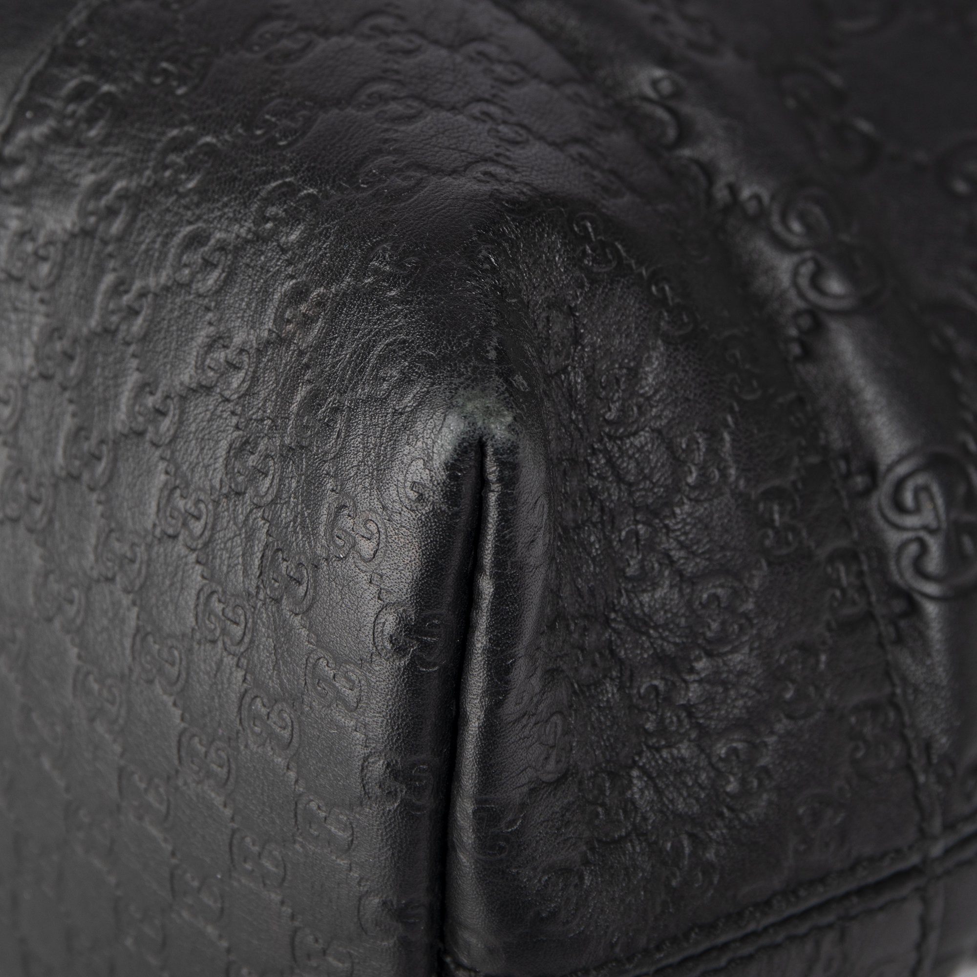 Gucci Black Guccissima Bree Tote