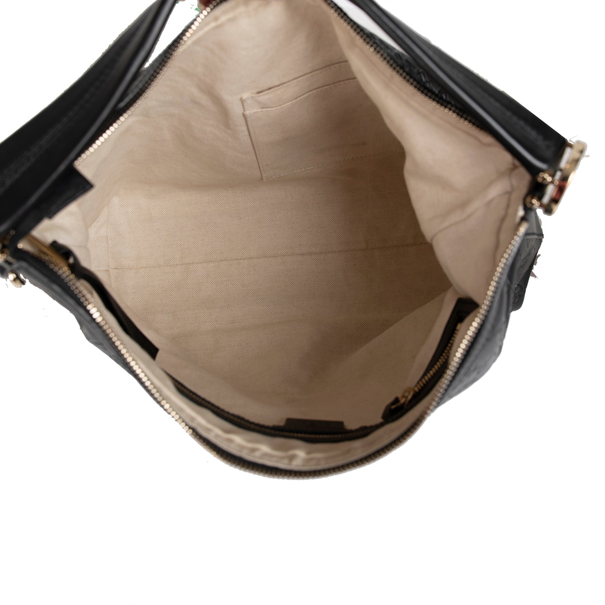 Gucci Black Guccissima Miss G Original Hobo Bag