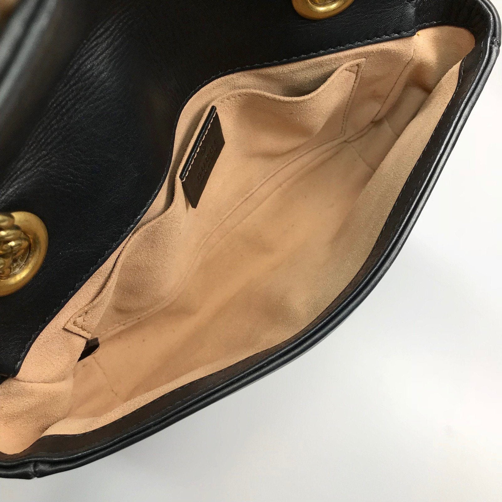 Gucci Black Marmont Matelasse Mini Bag