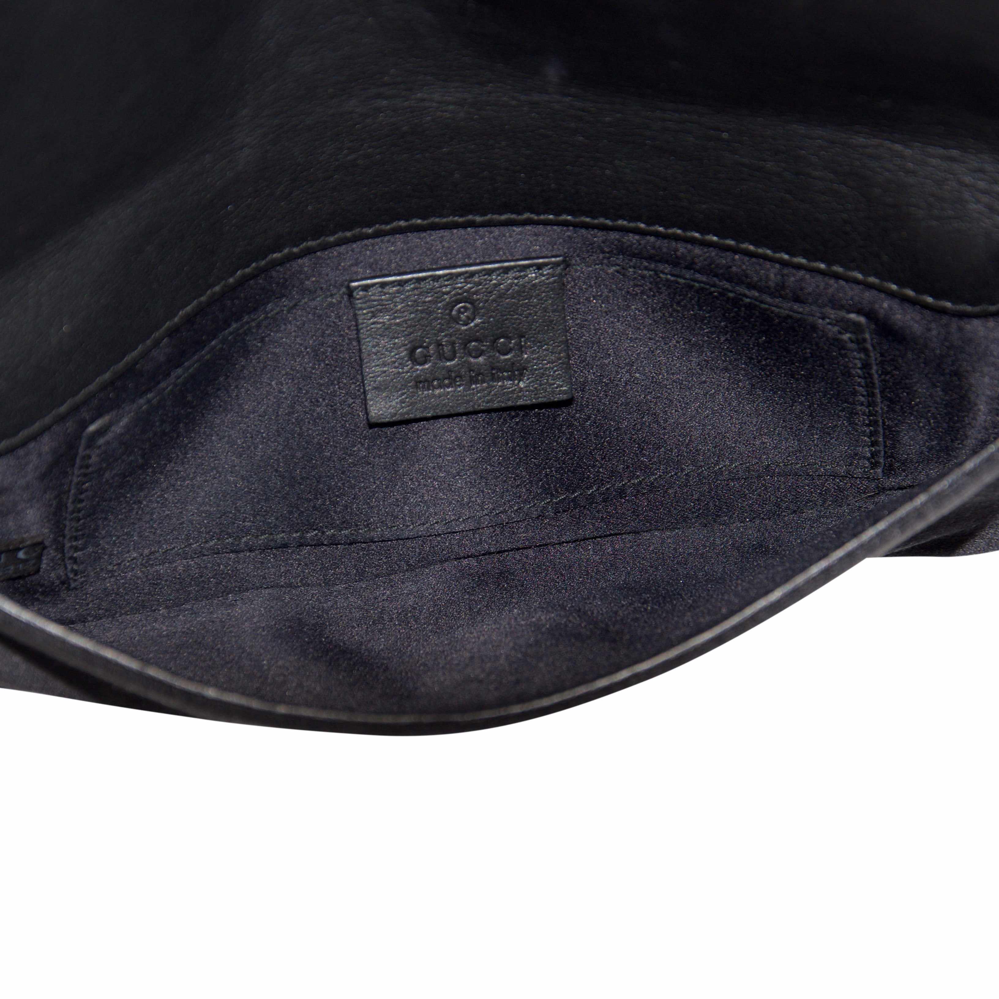 Gucci Black Moonlight Evening Clutch