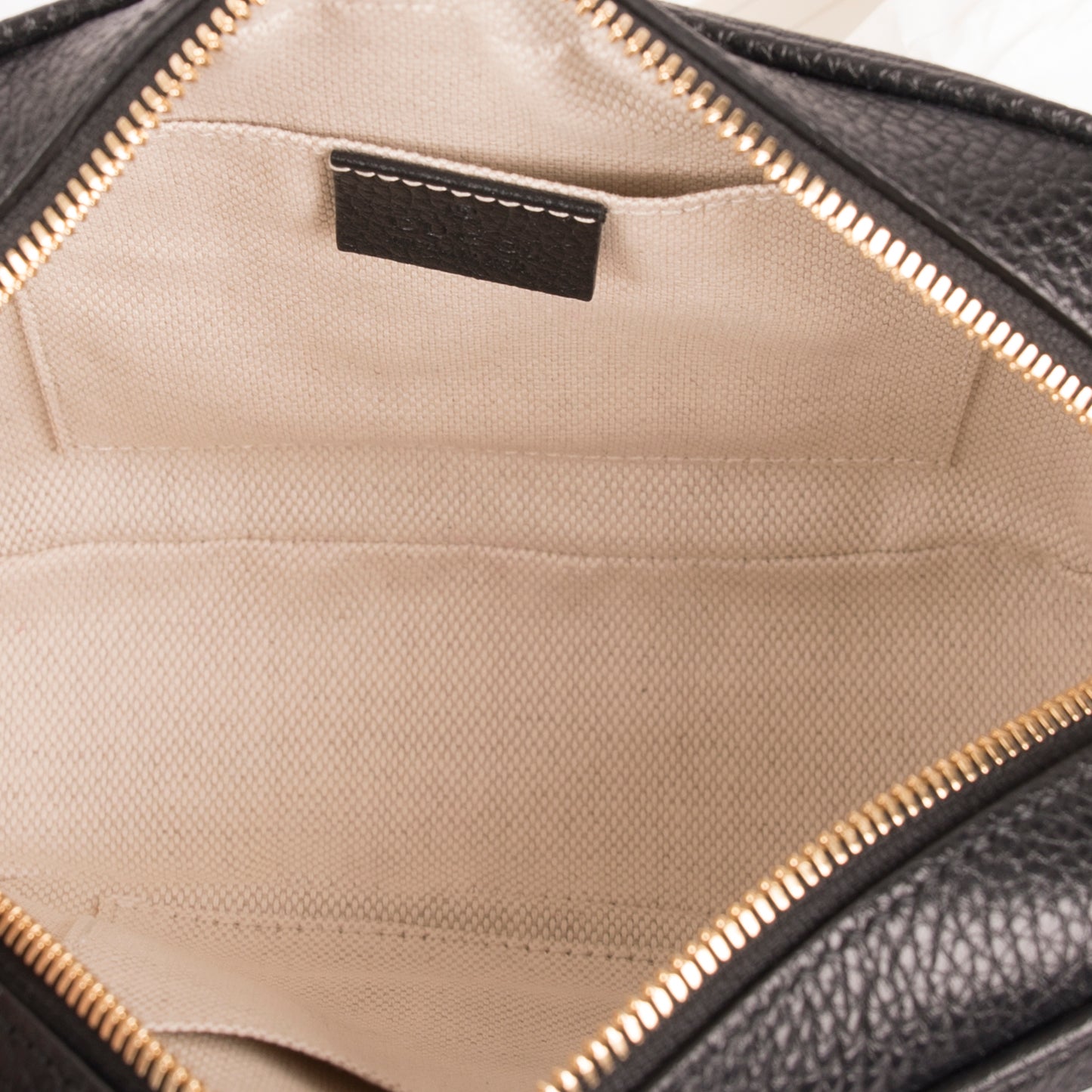 Gucci Black Soho Small Leather Disco Bag