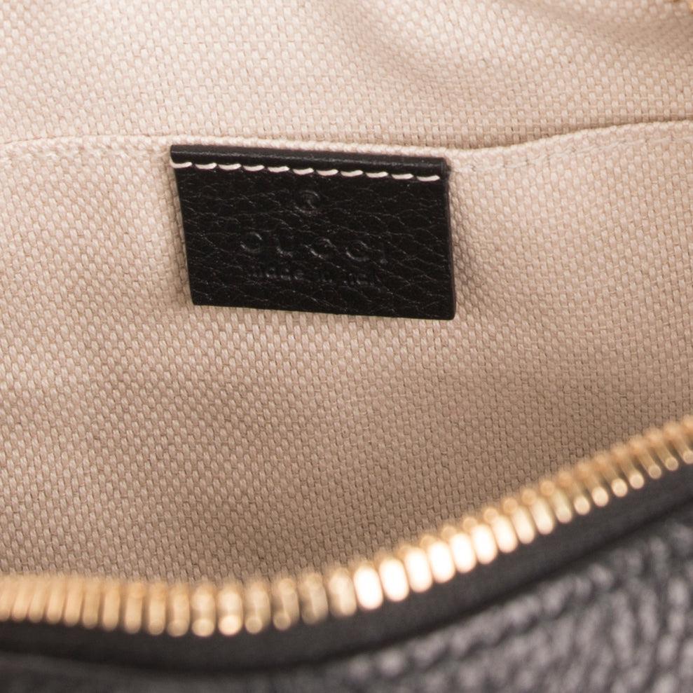 Gucci Black Soho Small Leather Disco Bag