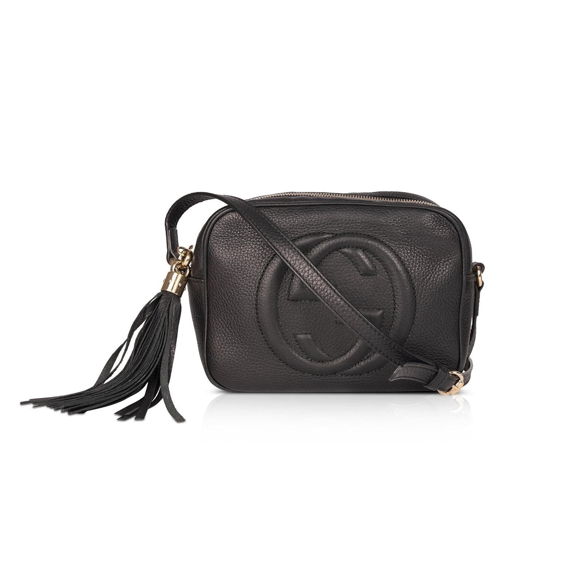 Gucci Black Soho Small Leather Disco Bag