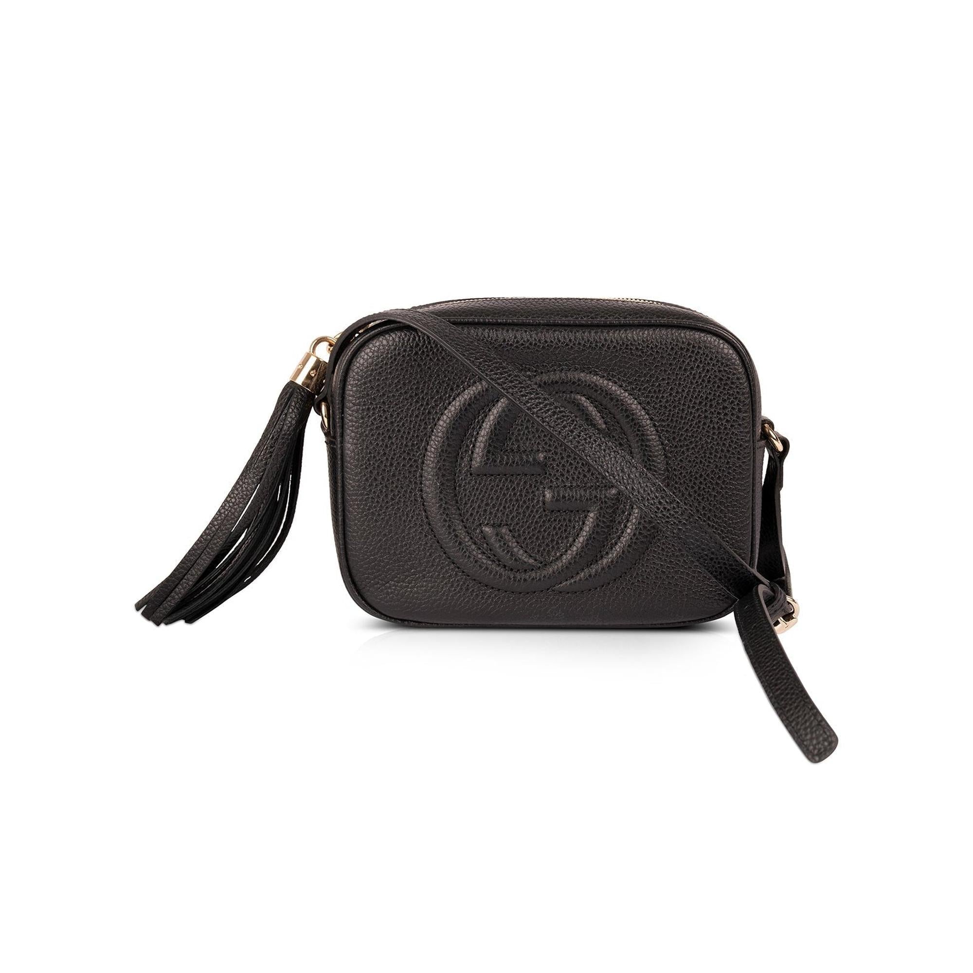 Gucci Black Soho Small Leather Disco Bag
