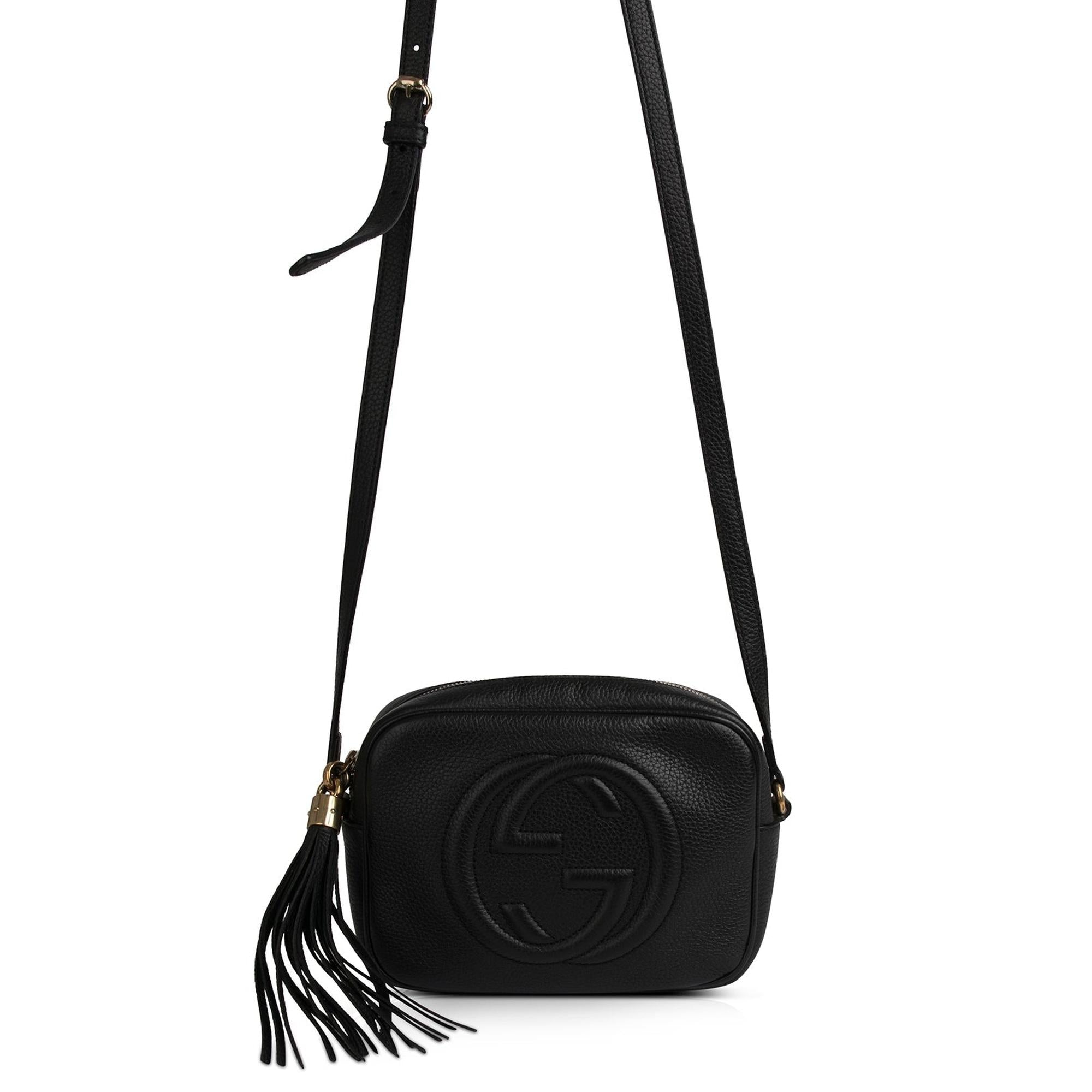 Gucci Black Soho Small Leather Disco Bag