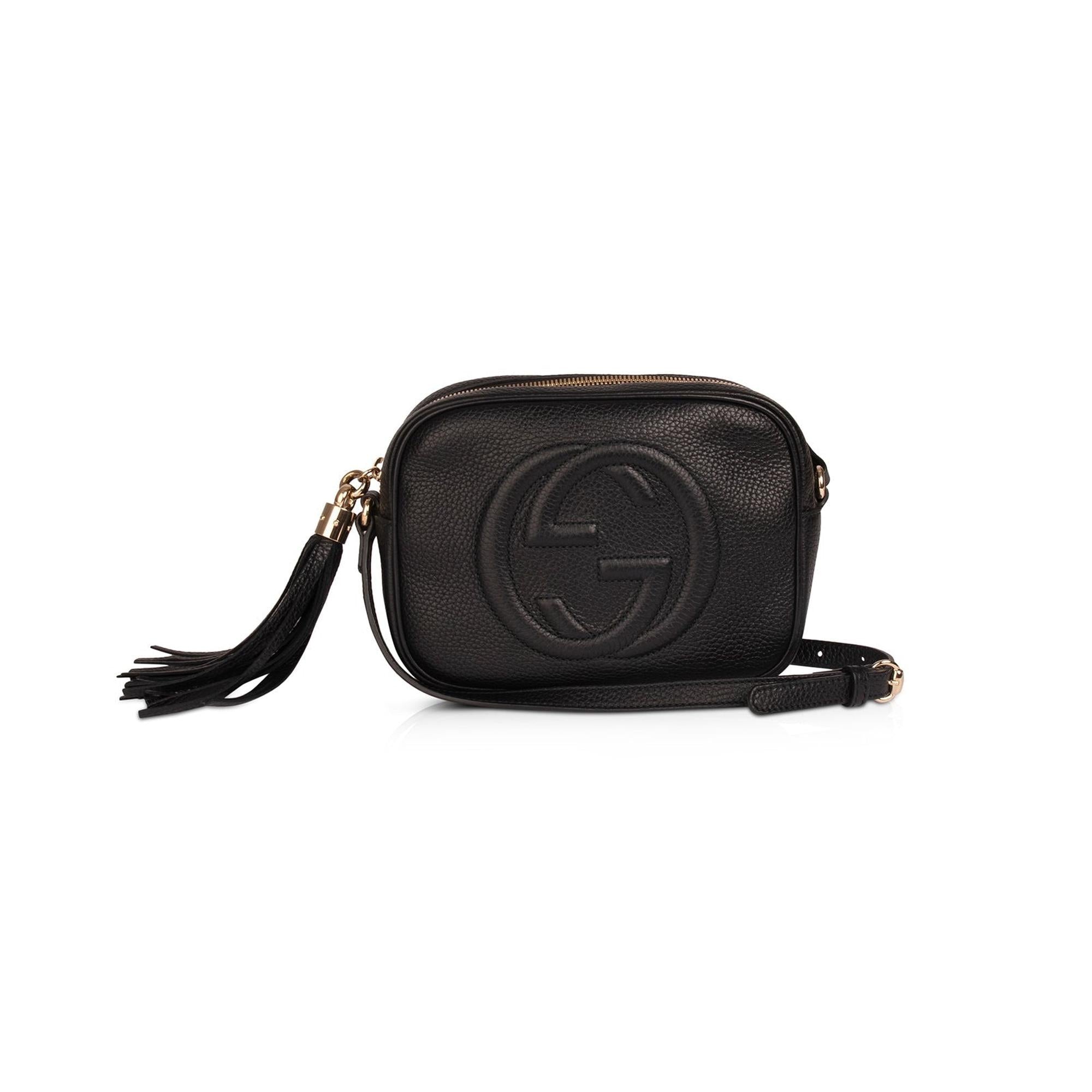 Gucci Black Soho Small Leather Disco Bag – OLIVER'S