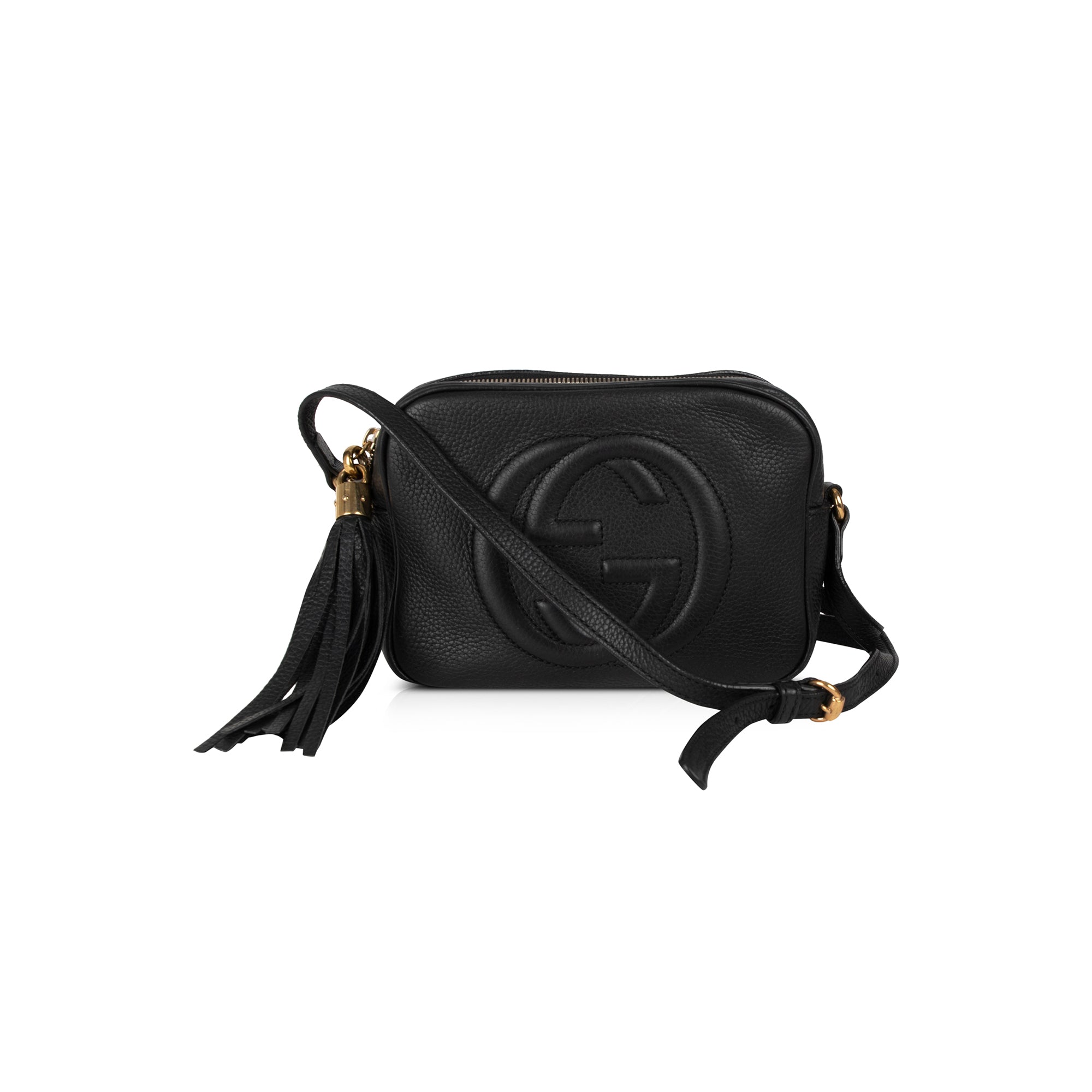 Gucci Black Soho Small Leather Disco Bag