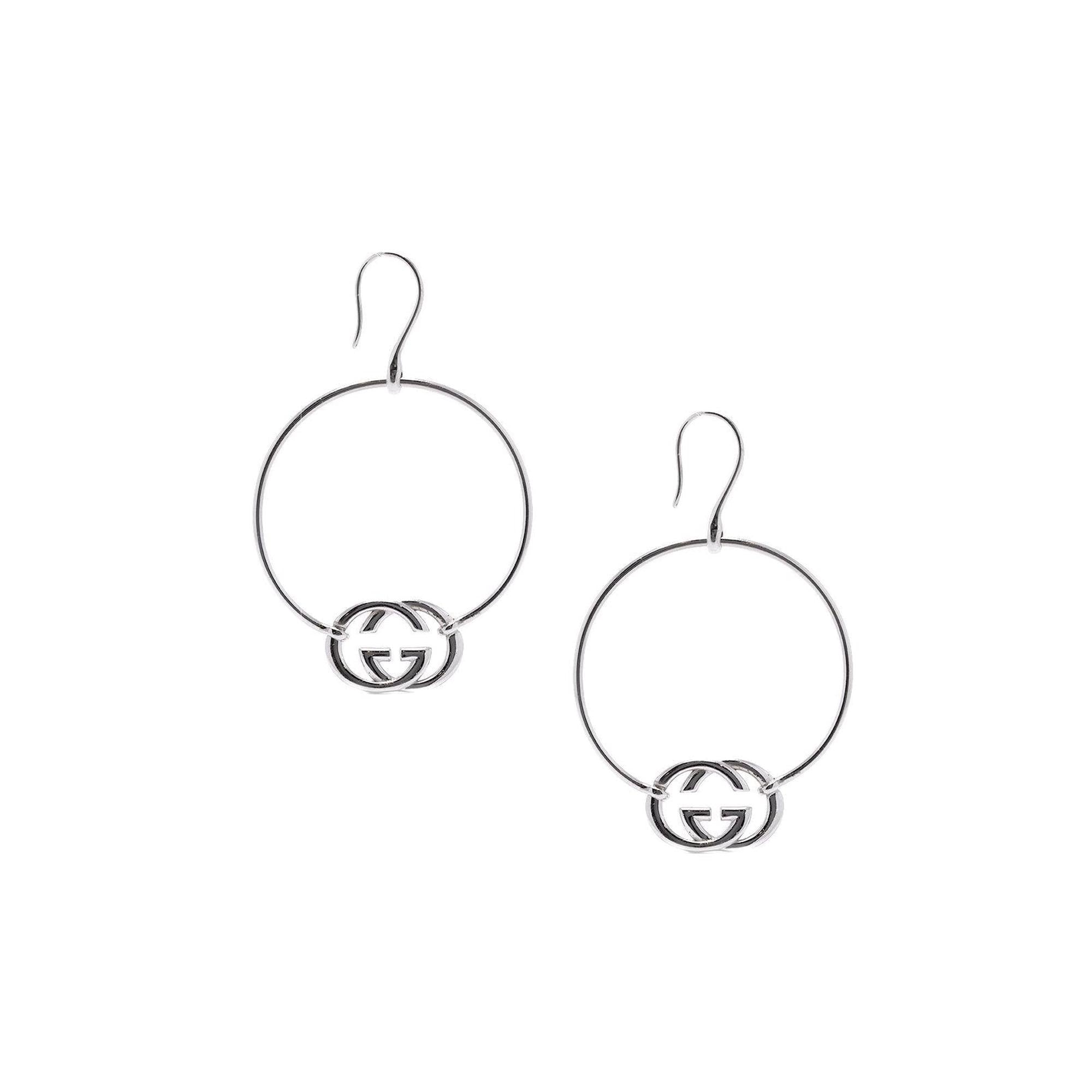 Gucci Britt GG Hoop Earrings