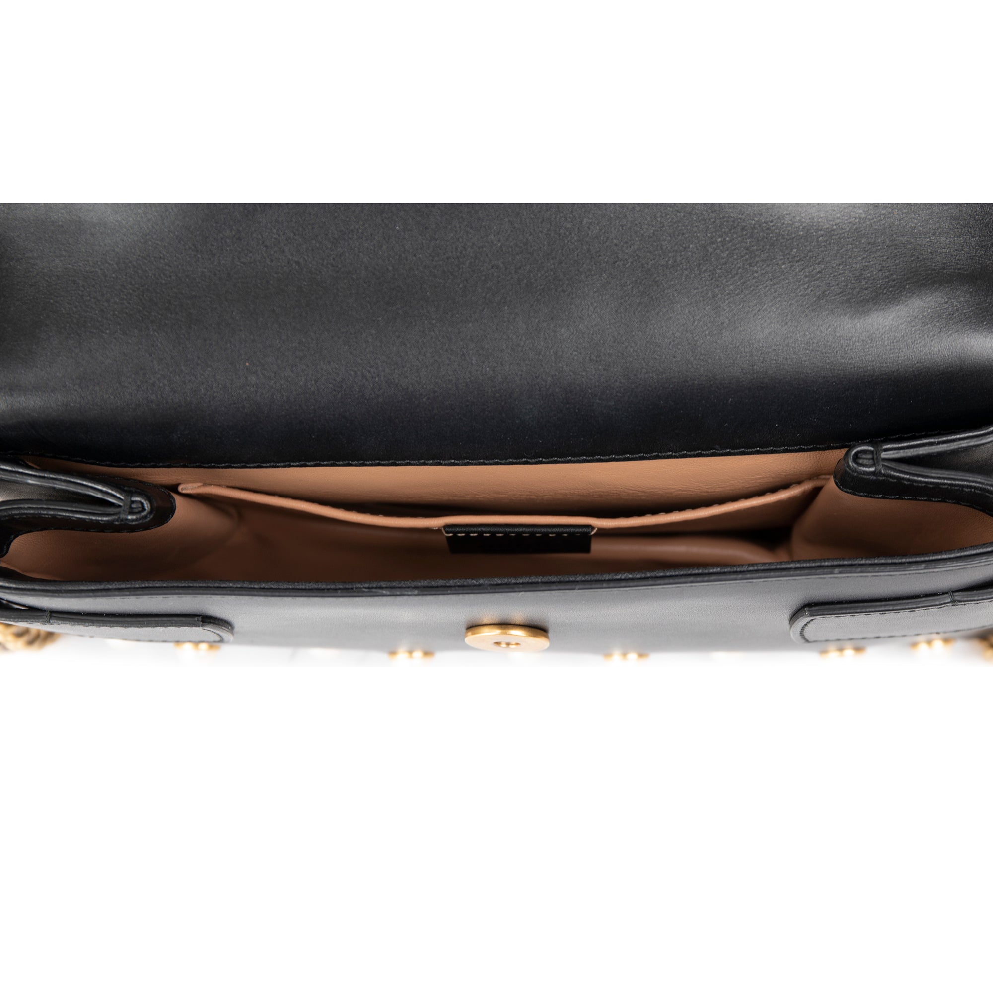 Gucci Broadway Pearly Bee Shoulder Bag w/ Box