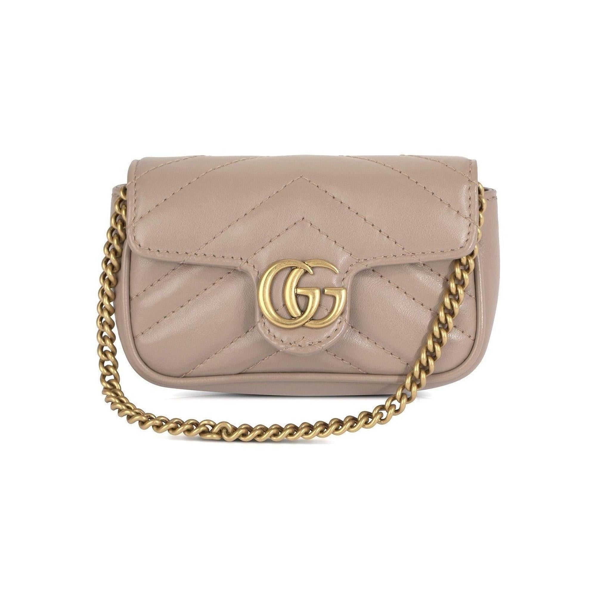 Gucci COIN PURSE GG Marmont Matelasse w/ Box