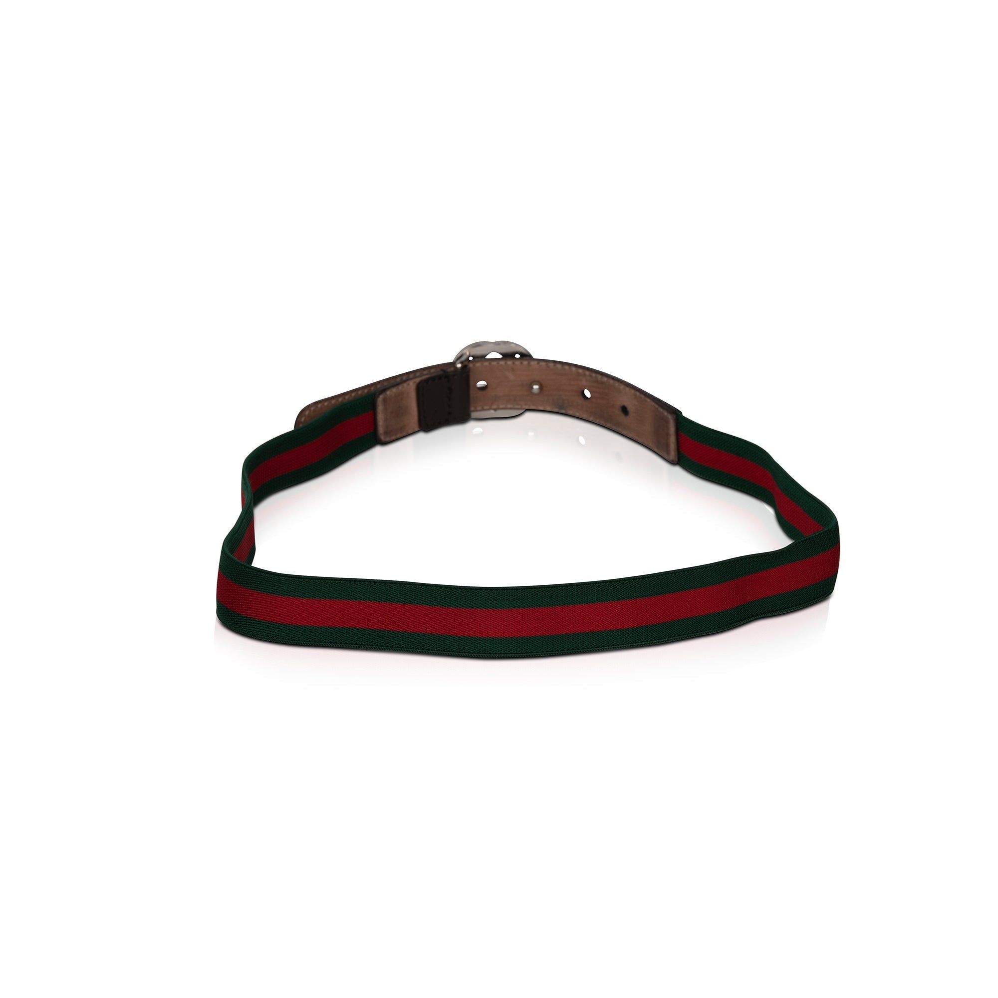 Gucci Children Web Belt with G Buckle