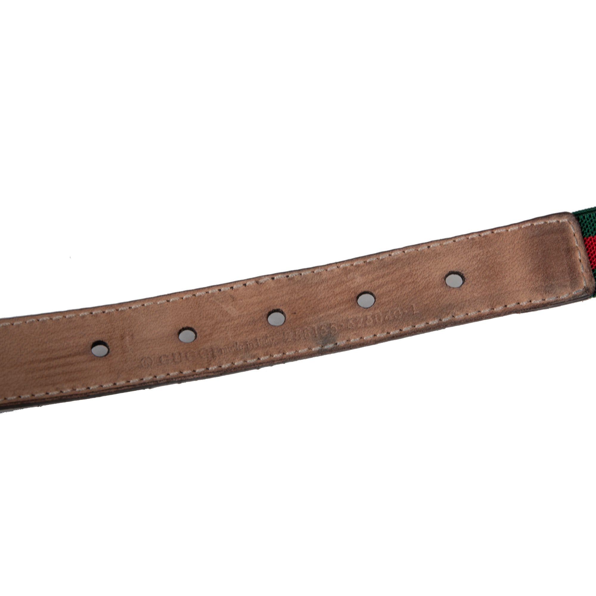 Gucci Children Web Belt with G Buckle