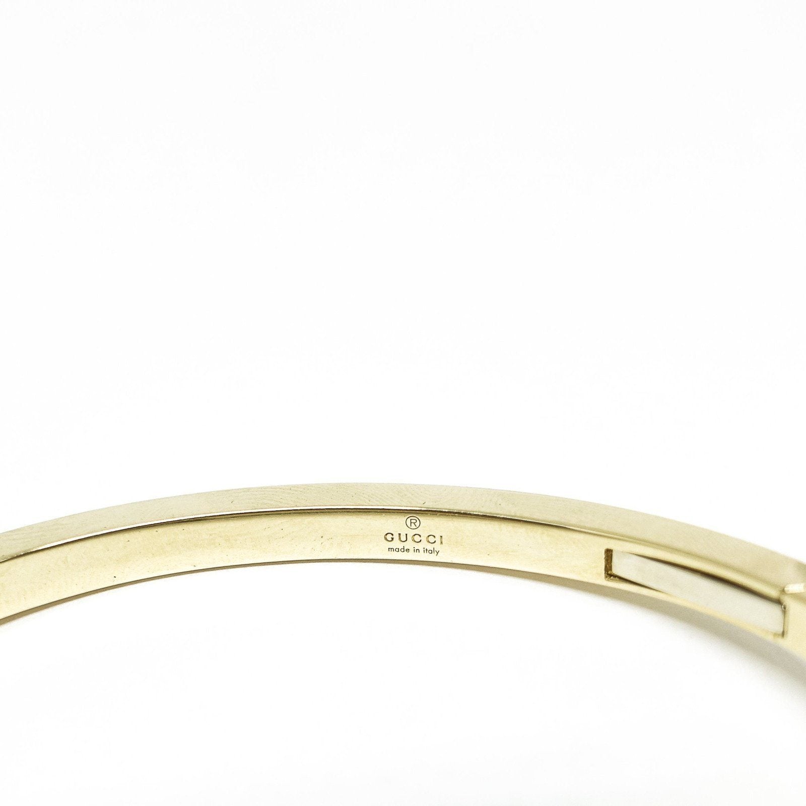 Gucci Citrine Chiodo Bangle Bracelet