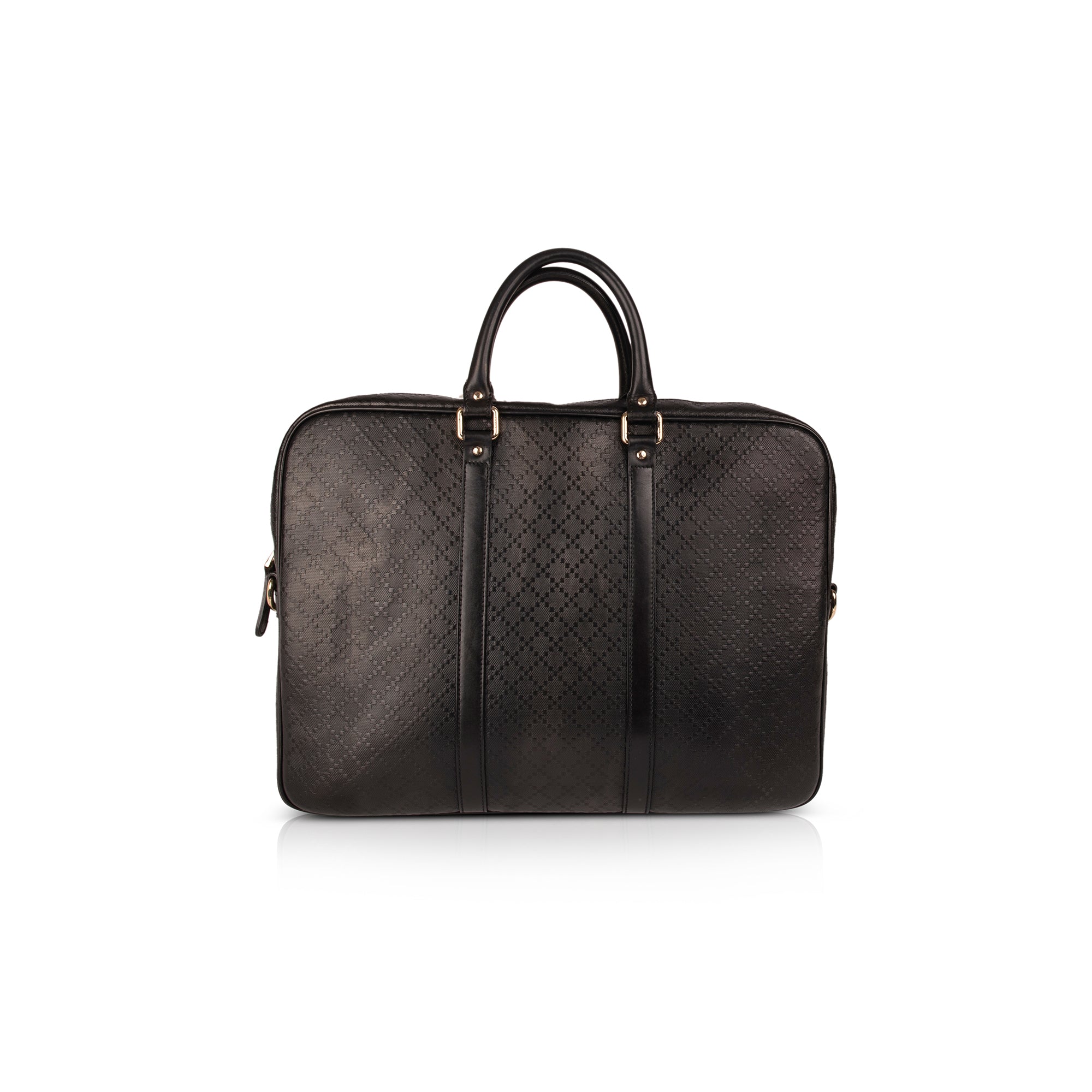 Gucci Diamante Leather Briefcase