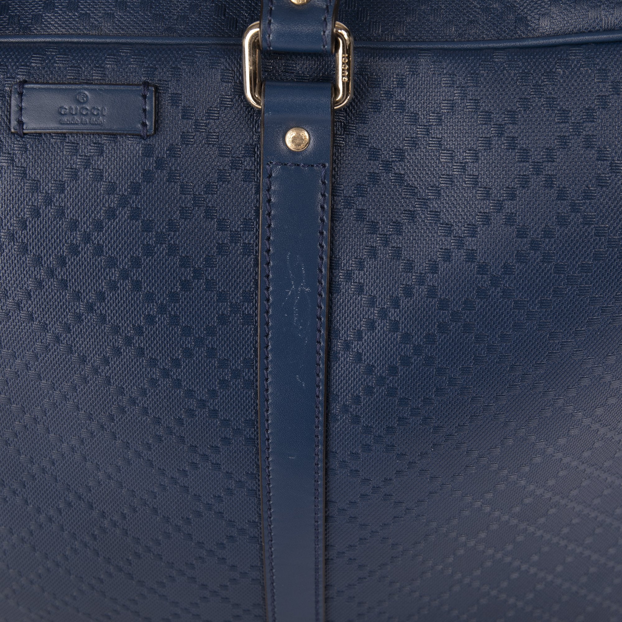 Gucci Diamante Leather Briefcase