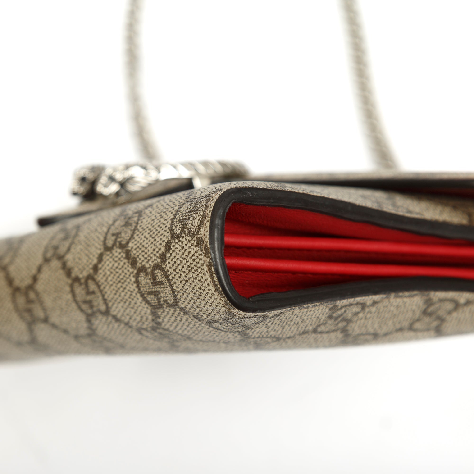 Gucci Dionysus GG Supreme Wallet on Chain w/ Box