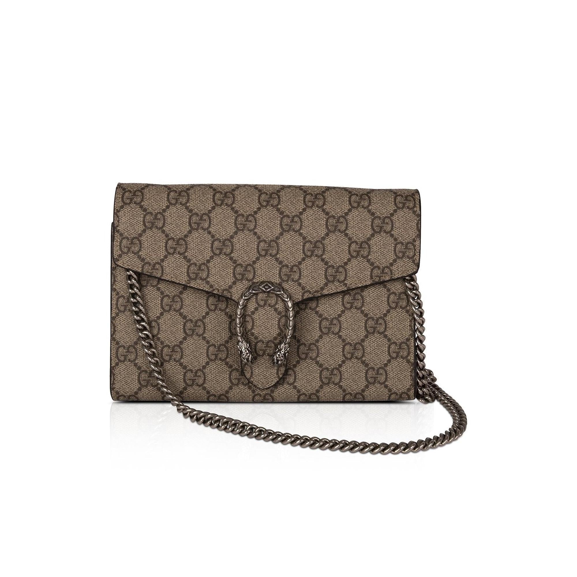 Gucci Dionysus GG Supreme Wallet on Chain