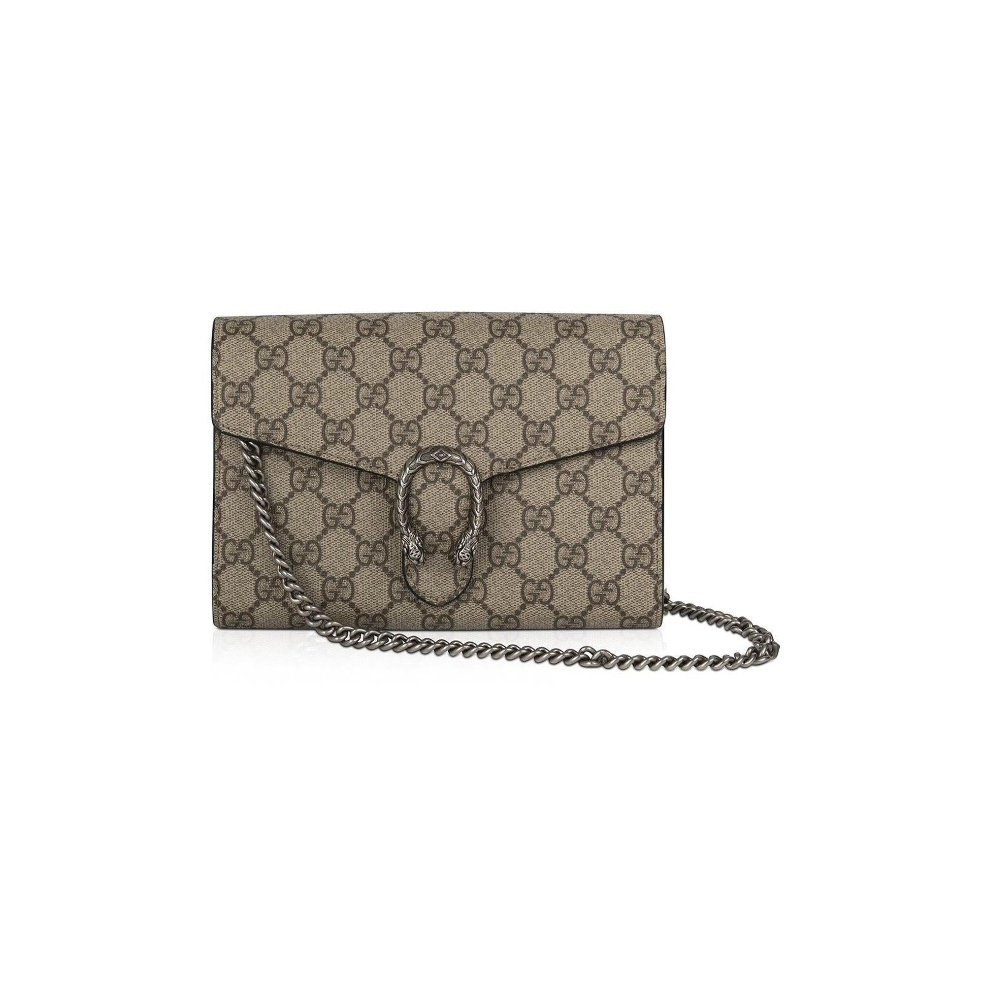 Gucci Dionysus GG Supreme Wallet on Chain