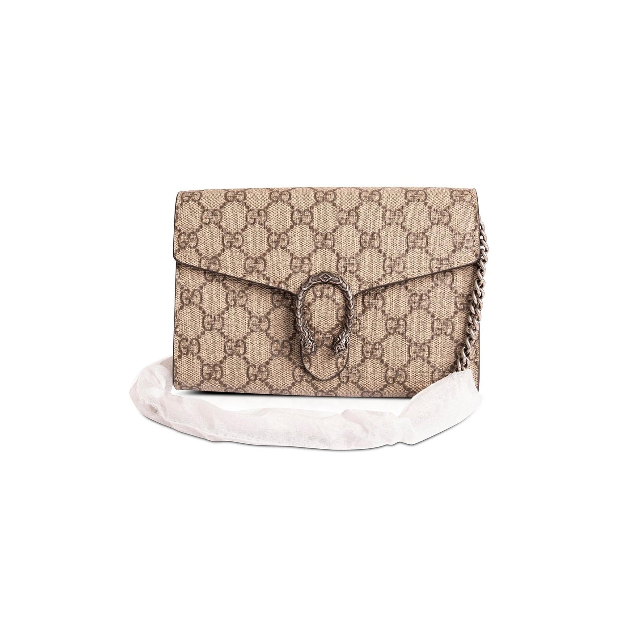 Gucci Dionysus GG Supreme Wallet on Chain