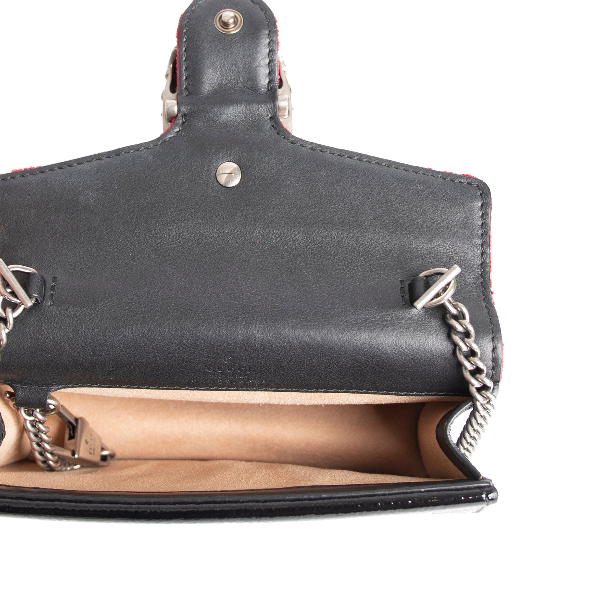 Gucci Dionysus GG Velvet Super Mini Bag