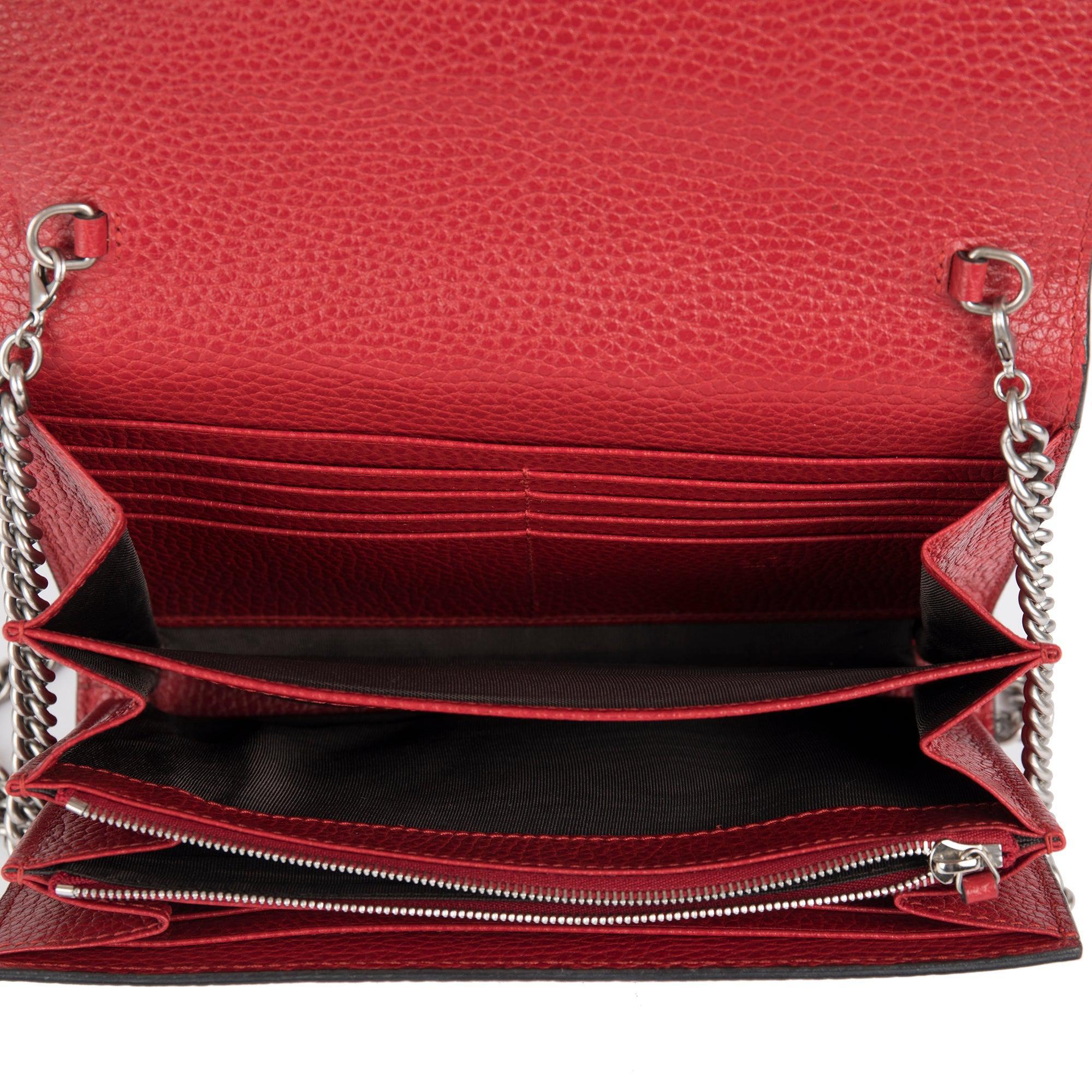 Gucci Dionysus Leather Mini Chain Bag w/ Box