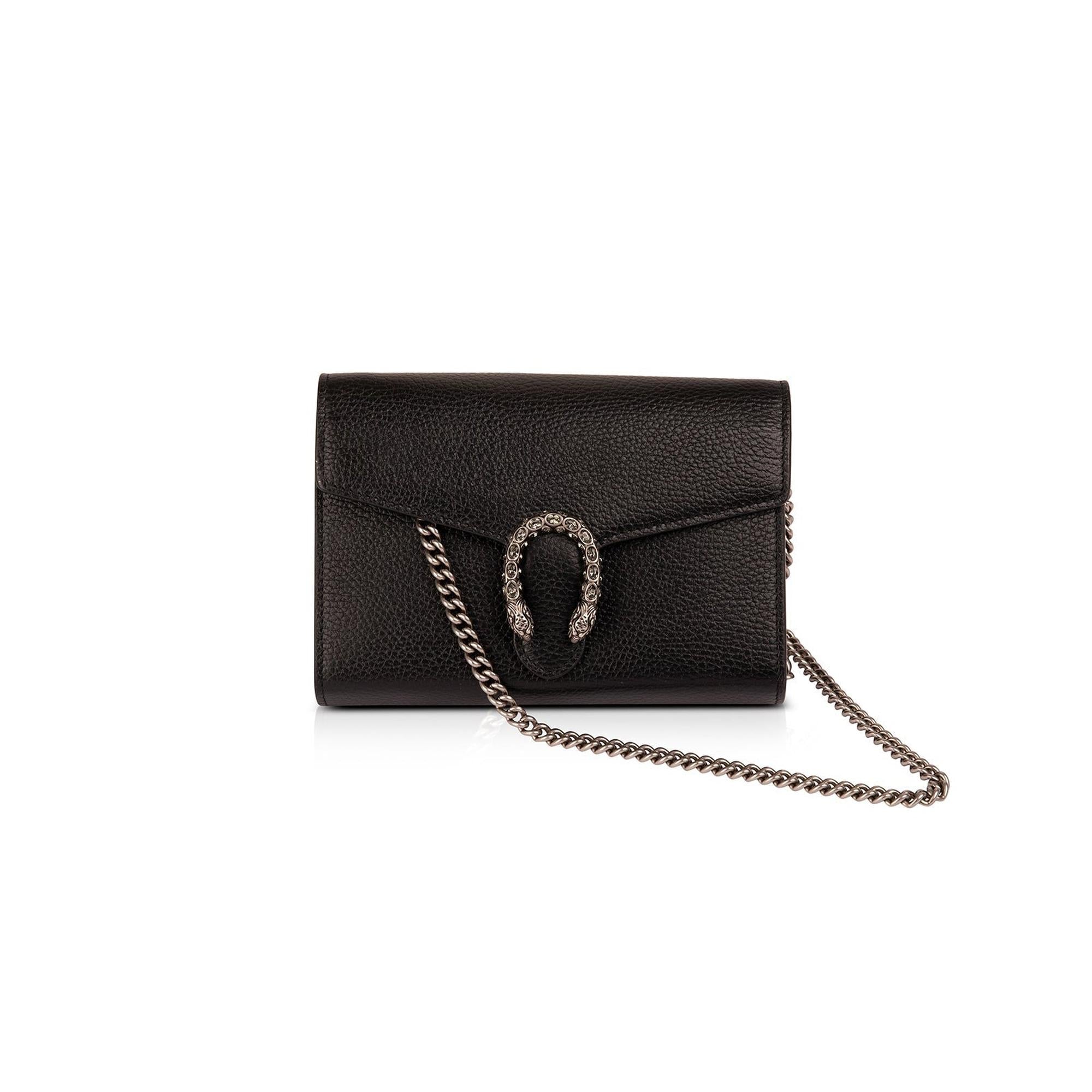 Gucci Dionysus Leather Mini Chain Bag