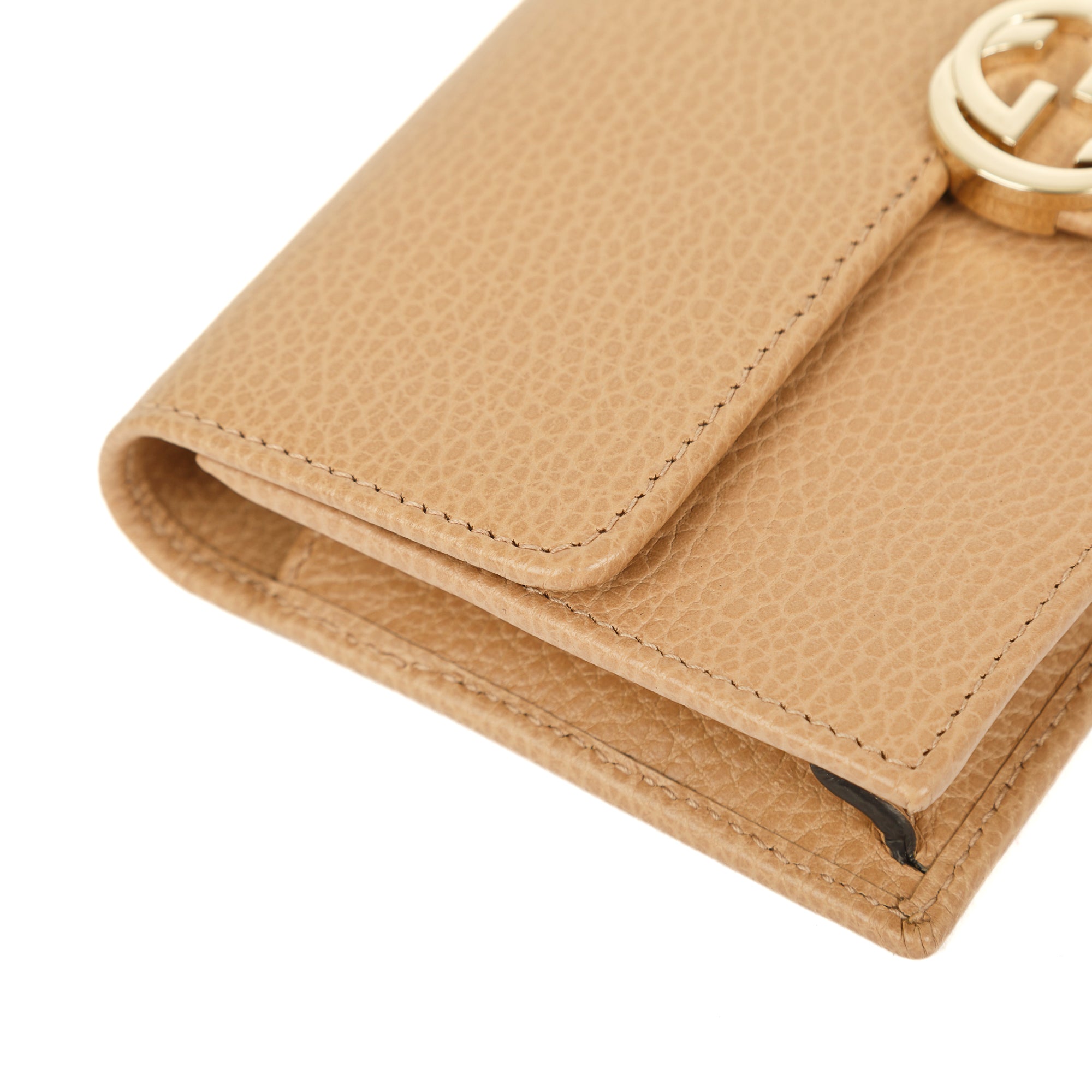 Gucci Dollar Interlocking G Wallet on Chain w/ Box