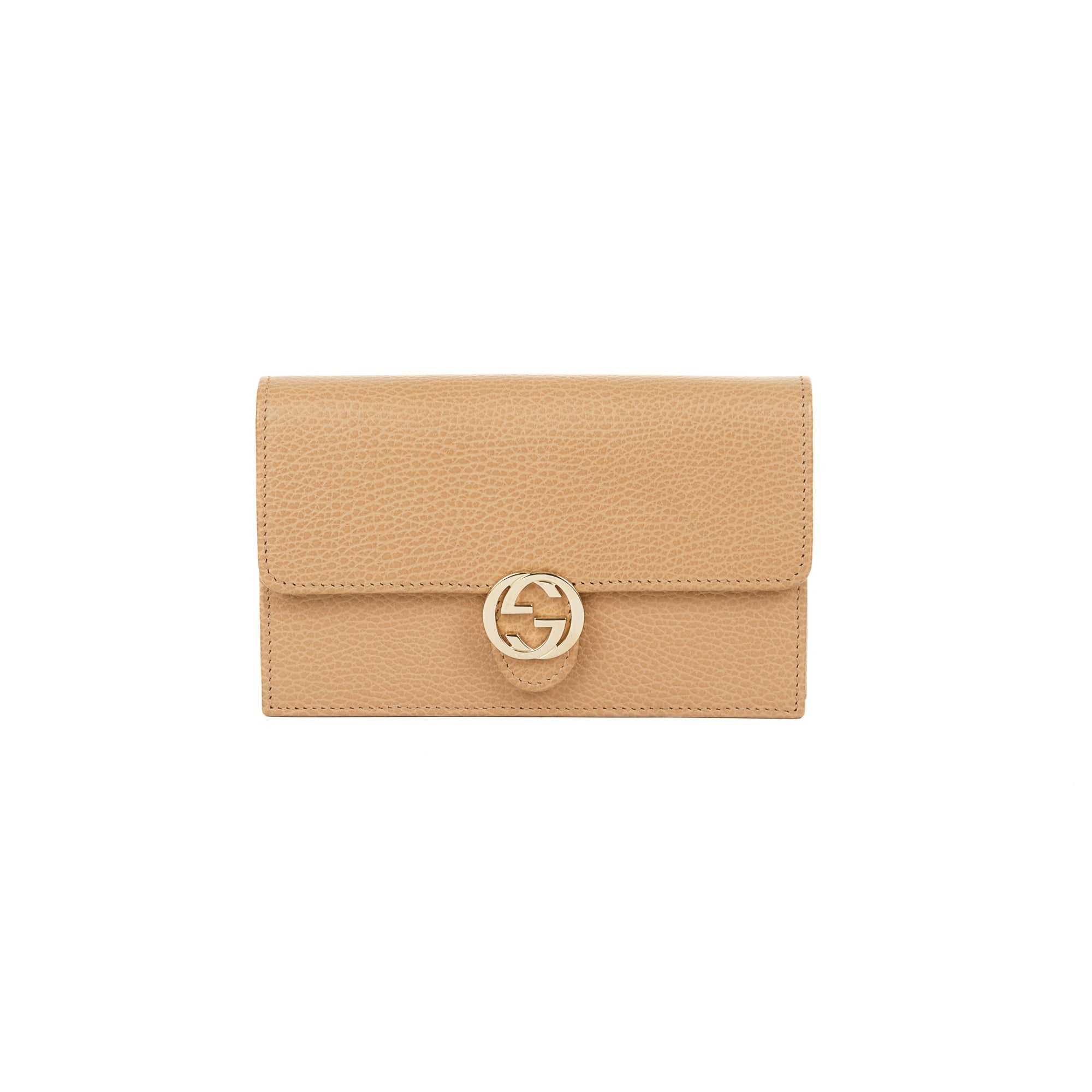 Gucci Dollar Interlocking G Wallet on Chain w/ Box