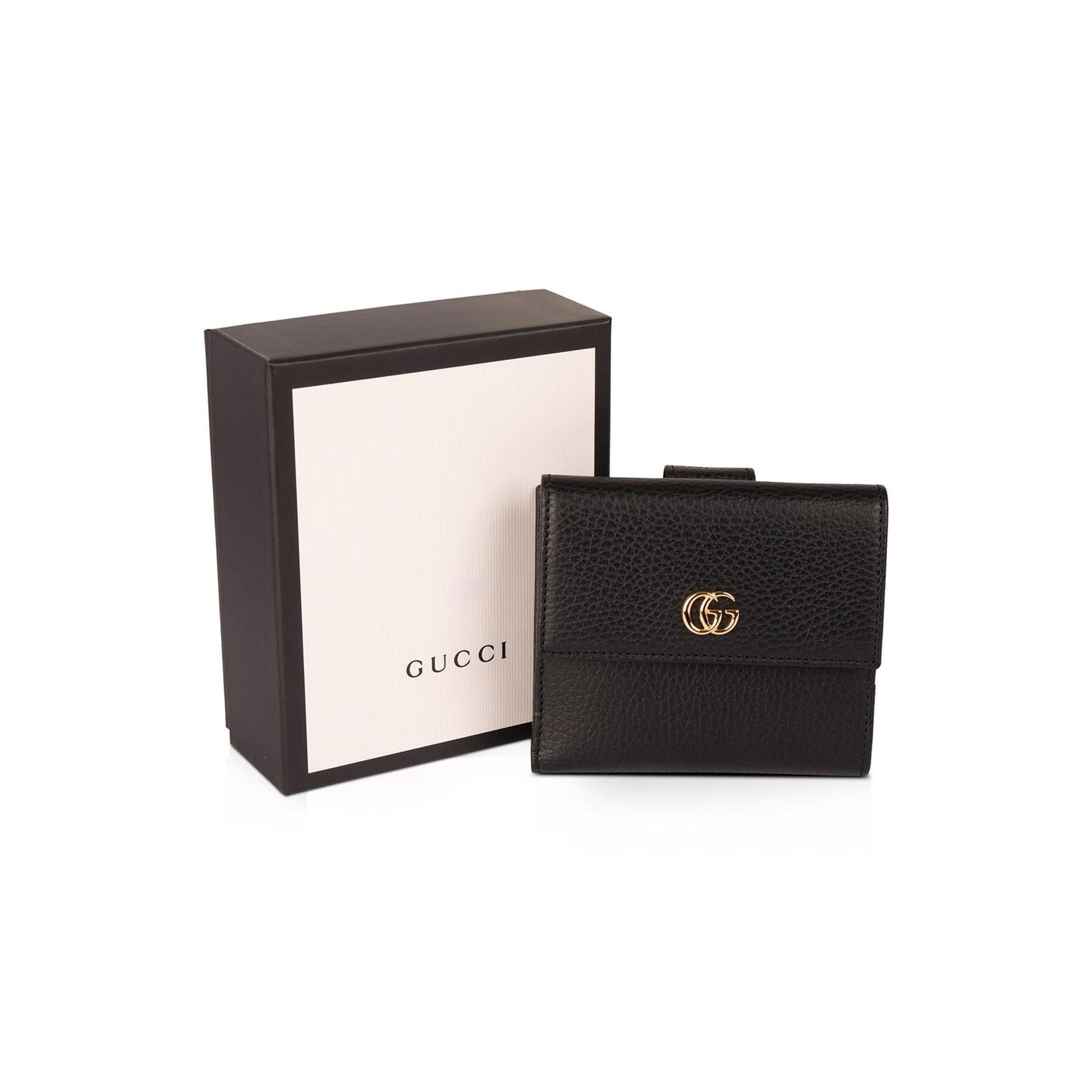 Gucci Double G French Flap Wallet w/ Box