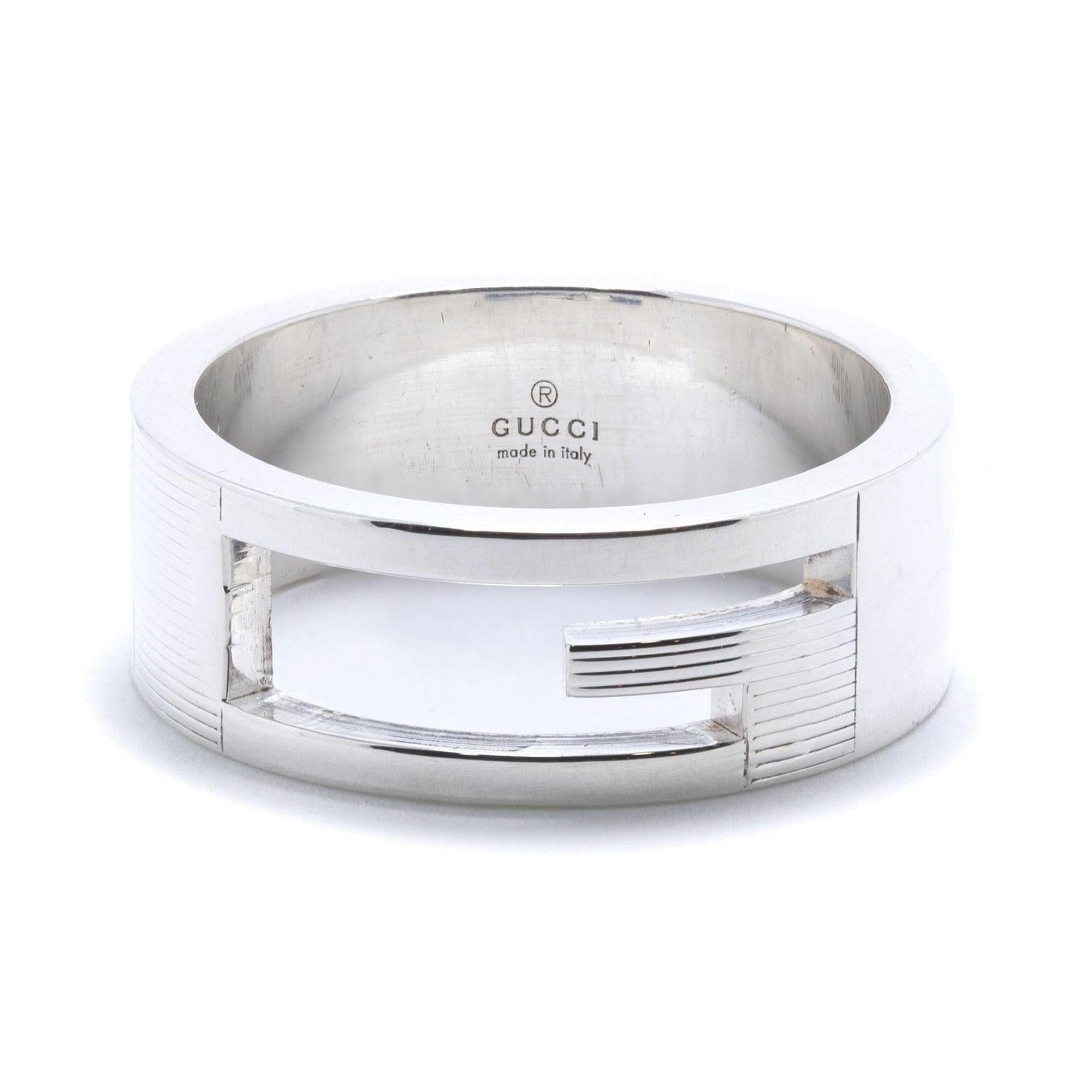 Gucci Ring Pattern Gucci 'G' Cutout Ring – OLIVER'S