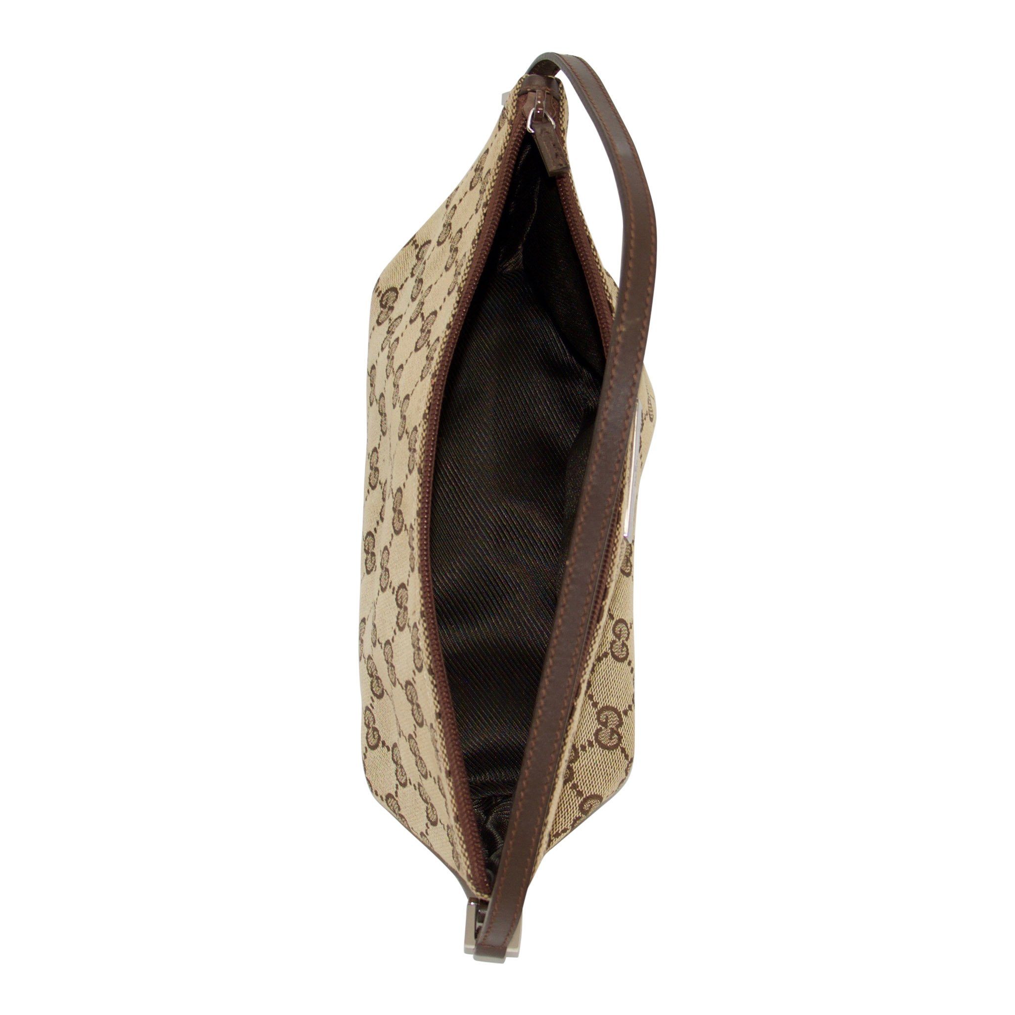 Brown Canvas Gucci Boat Pochette Cloth ref.726066 - Joli Closet