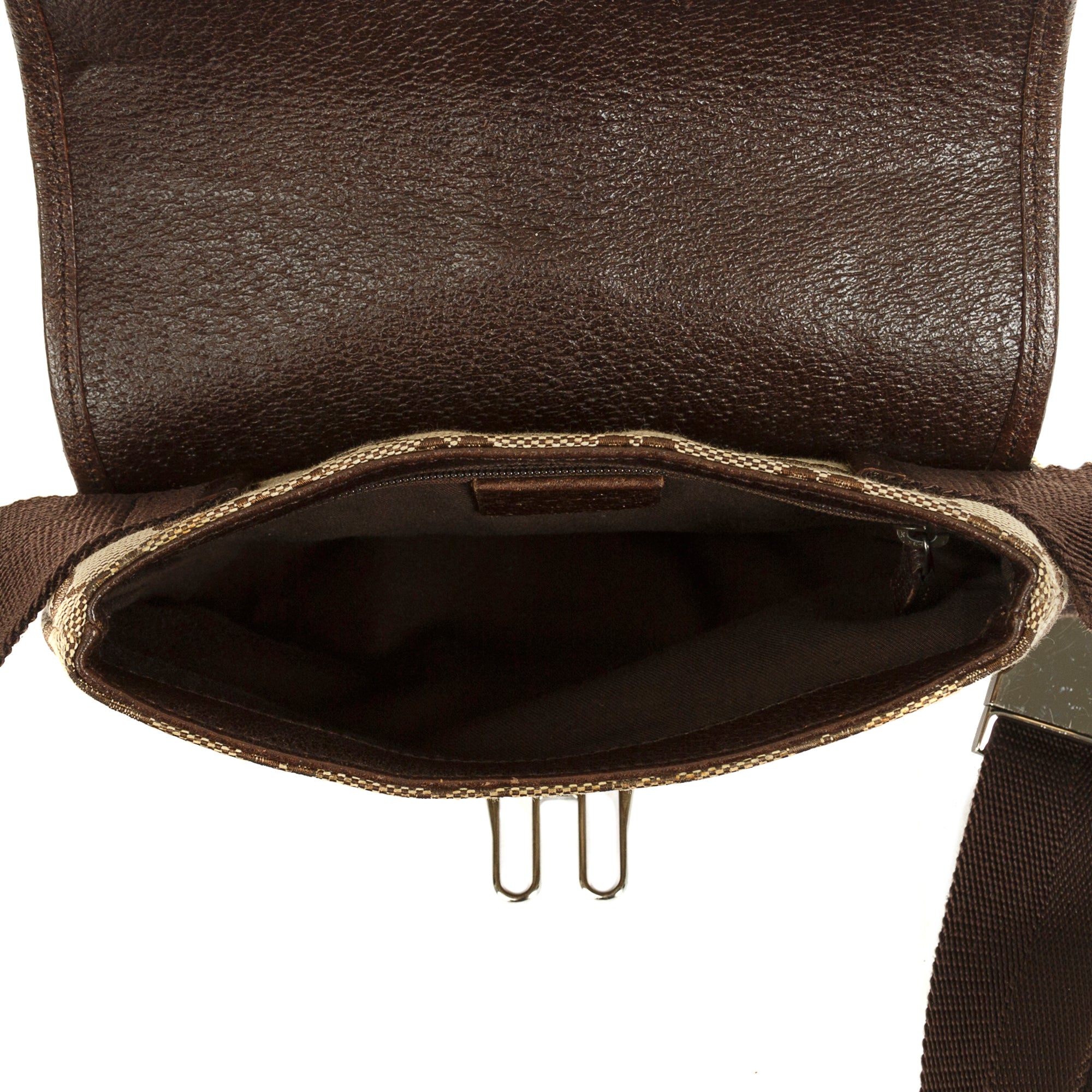 Gucci GG Canvas Buckle Waist Bag